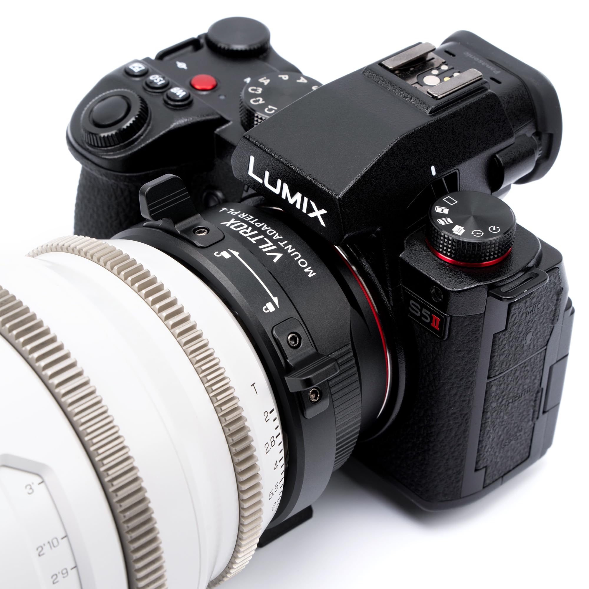 VILTROX PL-L Anello adattatore per obiettivo con messa a fuoco automatica, compatibile con obiettivo PL a fotocamera con attacco L SL SL2/S1 S1R S1H/fp, adattatore manuale Infinity Focus