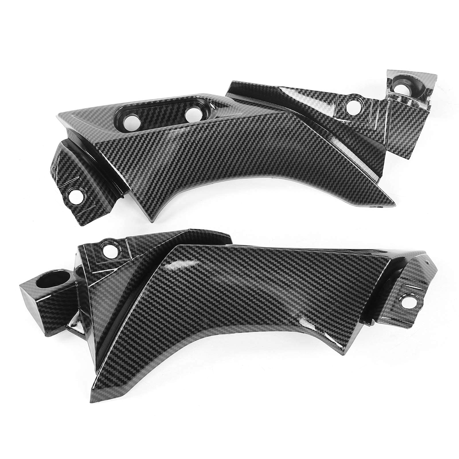 Carénage de moto, panneau latéral de carénage de genou de moto de Style en Fiber de carbone pour R1 2004-2006