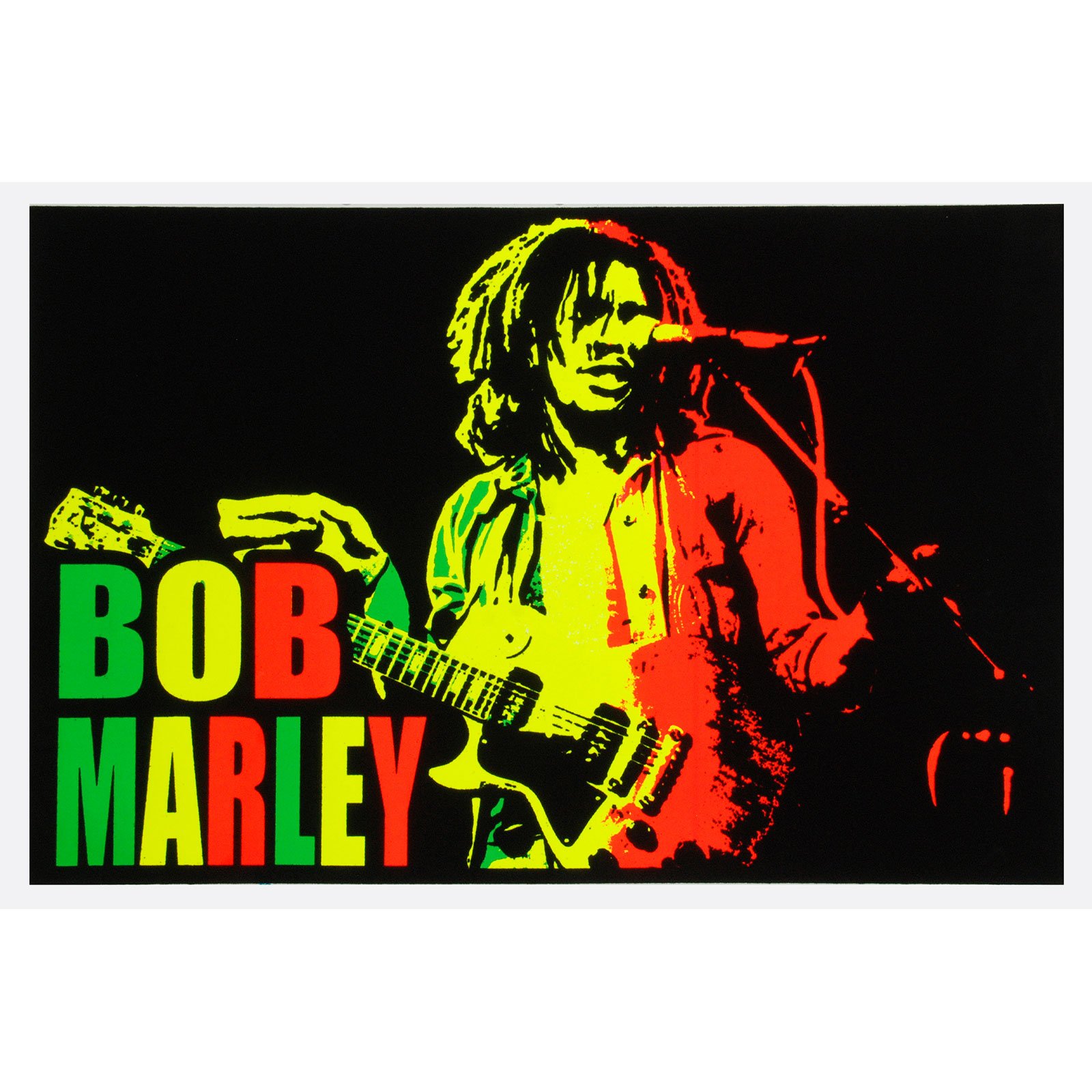 Amazon.com: Bob Marley - Blacklight Poster 36 x 24in