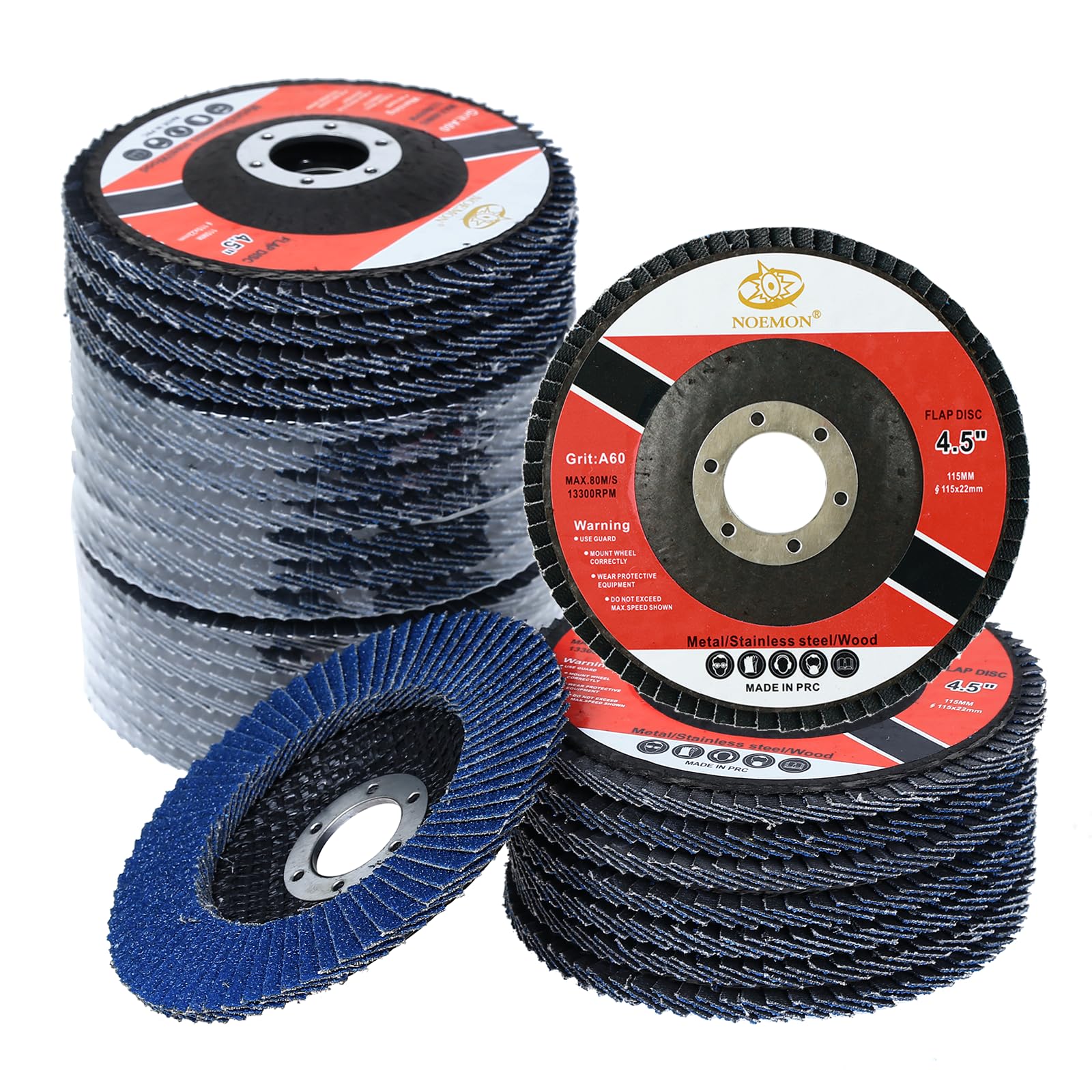 4.5" Flap Discs - 28 Pack for Angle Grinders -13 4.5" Flap Discs - 28 Pack for Angle Grinders -13