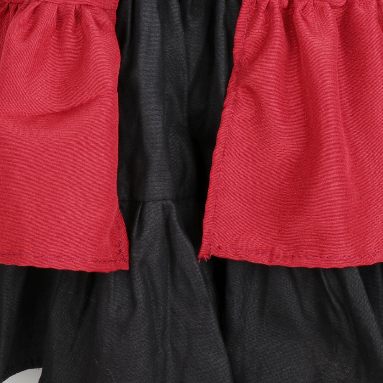 Colcolo Puppenkleid BJD Doll Kleid Weicher Stoff Handgefertigt Mode Kleider für Kinder Mädchen Fantasievolles Spiel Geschenk, Dunkelrot