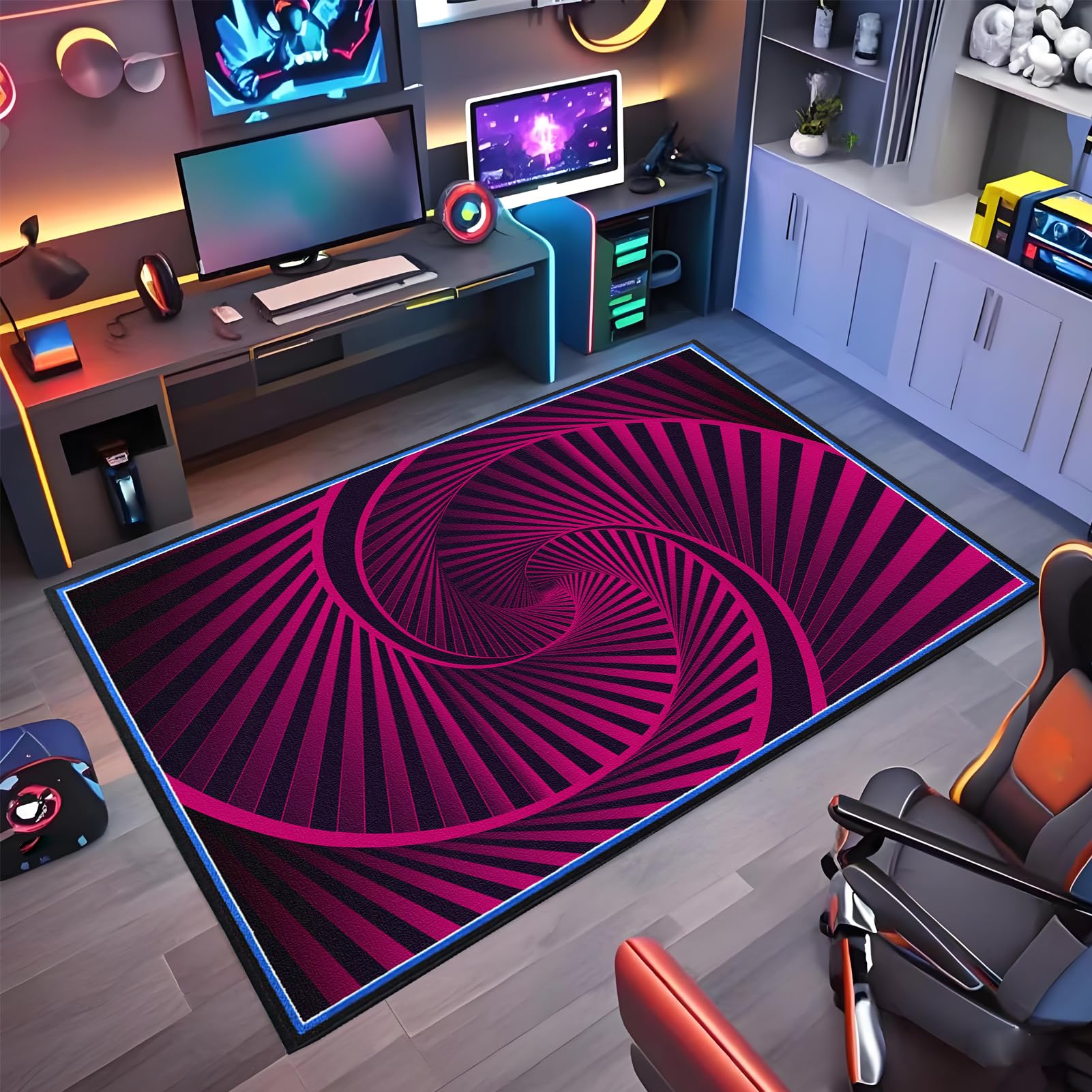 Gaming Chair Mat Non-slip Office Chair Mat for Hardwood Floor 140 x 180 cm Heavy Duty Office Chair Mats for Carpeted and Hardwood Floor Multi-Purpose Floor Protector for Home Office Gaming Room
