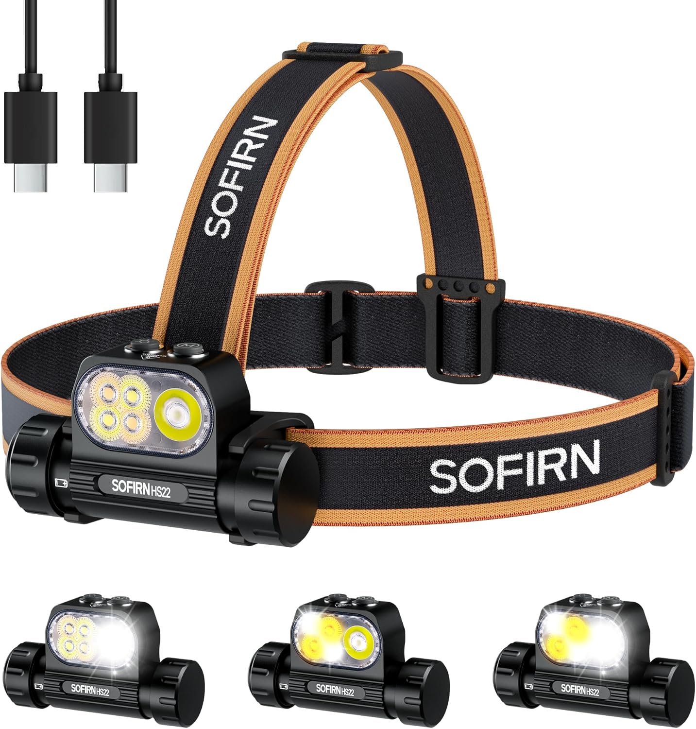 Sofirn HS22 Headlamp Rechargeable 2500 Lumen