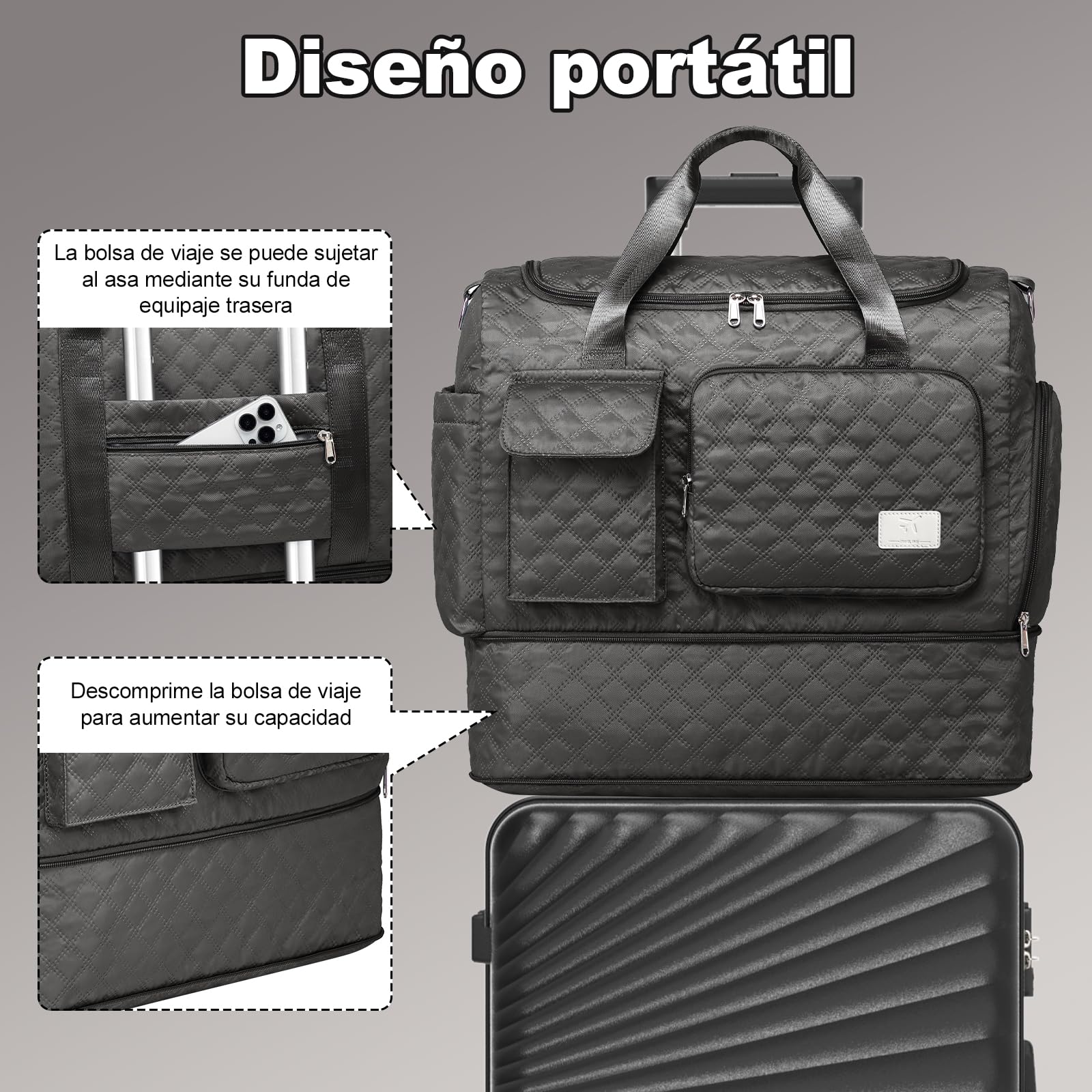 Joyway Juego 6 Maletas ABS, TSA, Ruedas 360° Bloqueables, Neceser y Bolsa