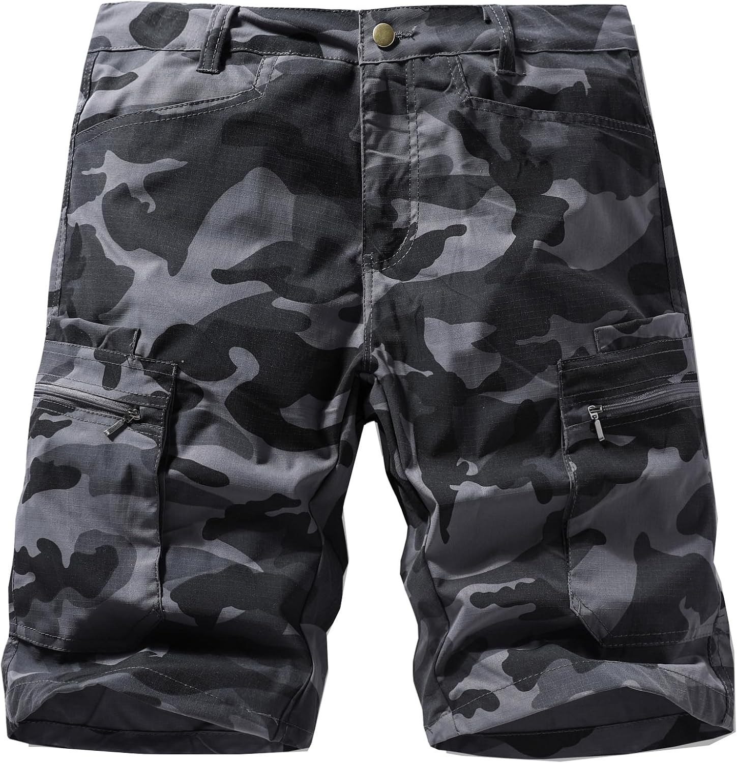 Mens Cargo Shorts Casual Lightweight Quick Dry Outdoor Hiking Camouflage Shorts