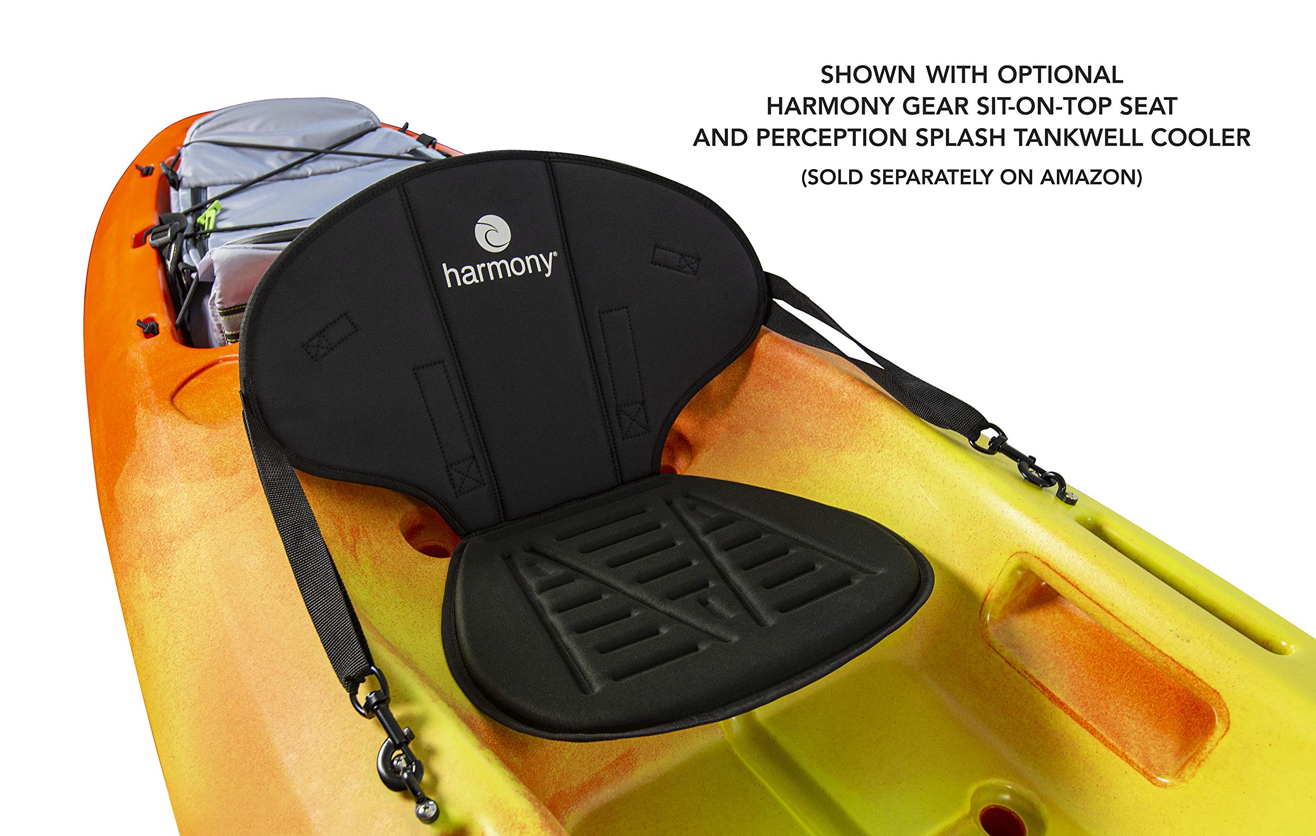 Perception Kayaks Zip 9.5 | Sit on Top Kayak | Stable and Fast | Multiple footrests | 9' 6