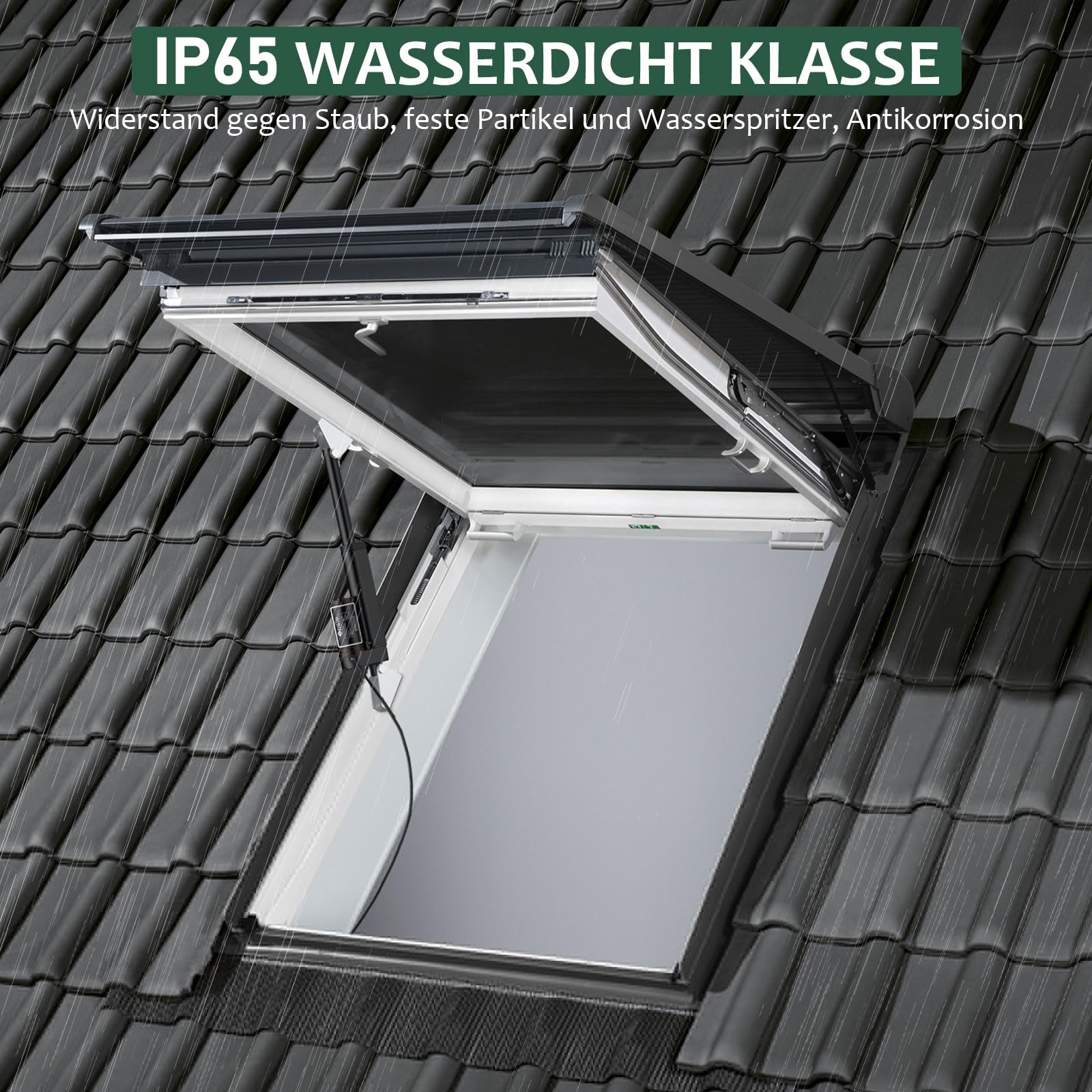 JiGiU Linearantrieb 100mm 750N 160LBS DC 12V IP65 Wasserdicht Linearmotor Elektrischer Türöffner