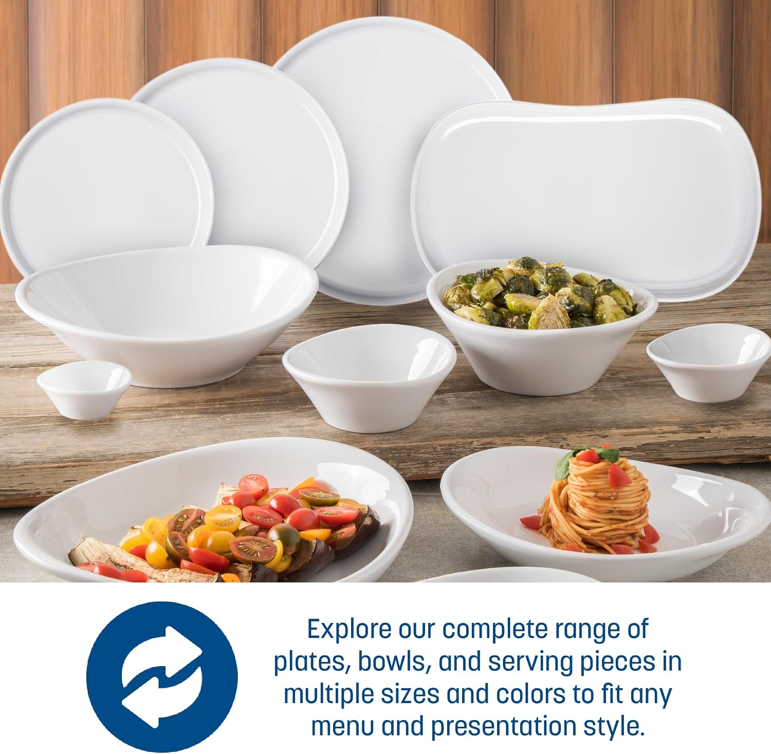 Carlisle FoodService Products Stadia Resuable Plastic Bowl for Home and Restaurant, Melamine, 52 Ounces, White
