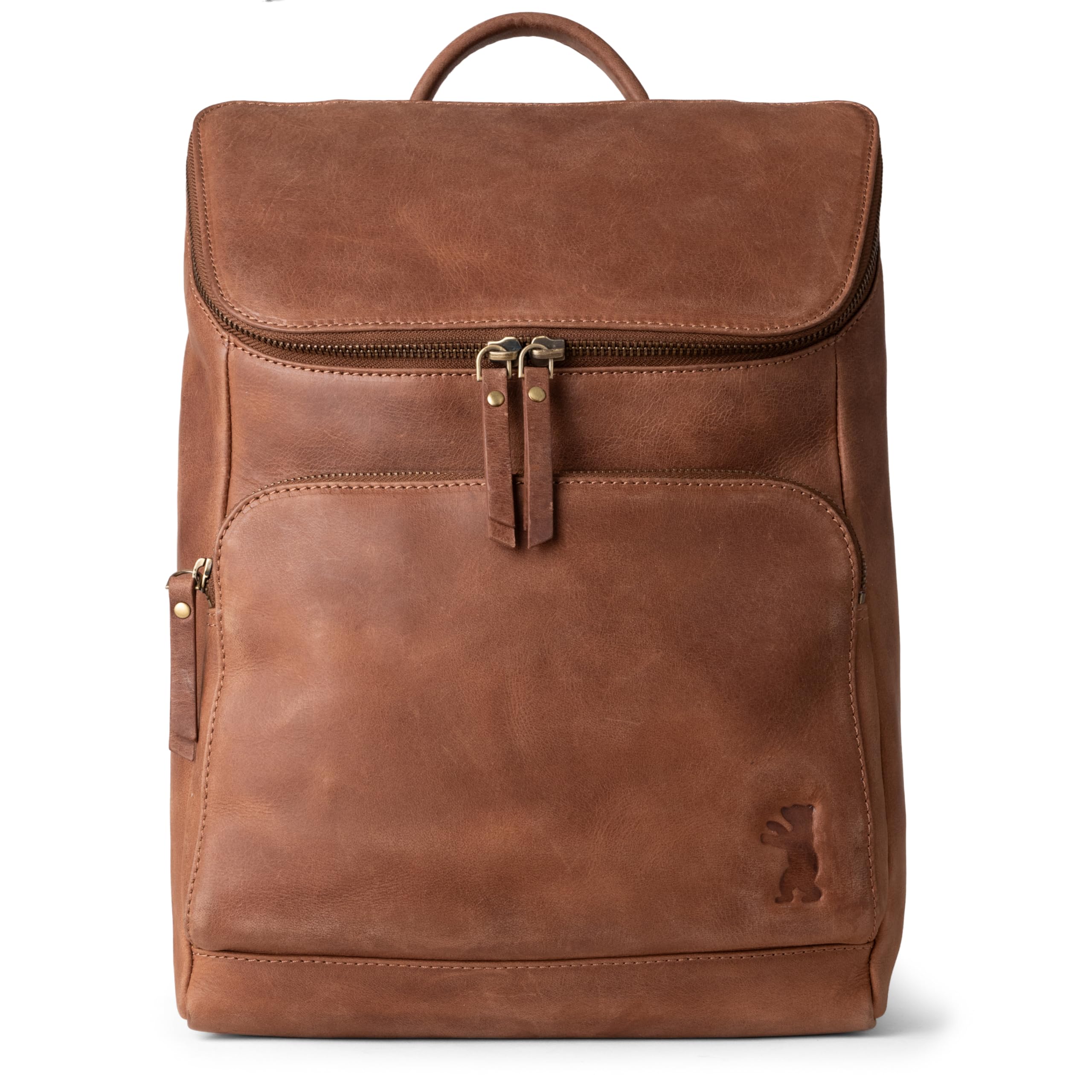 Berliner Bags Rucksack Sydney Vintage Leder, Cityrucksack Damen - Braun