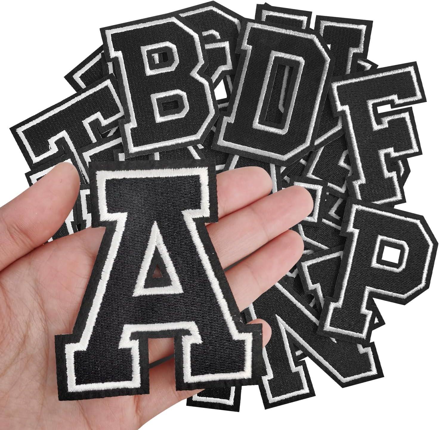 Amazon.com: IANZE Letter Iron on Patches, Iron on Letters(A-Z) for ...
