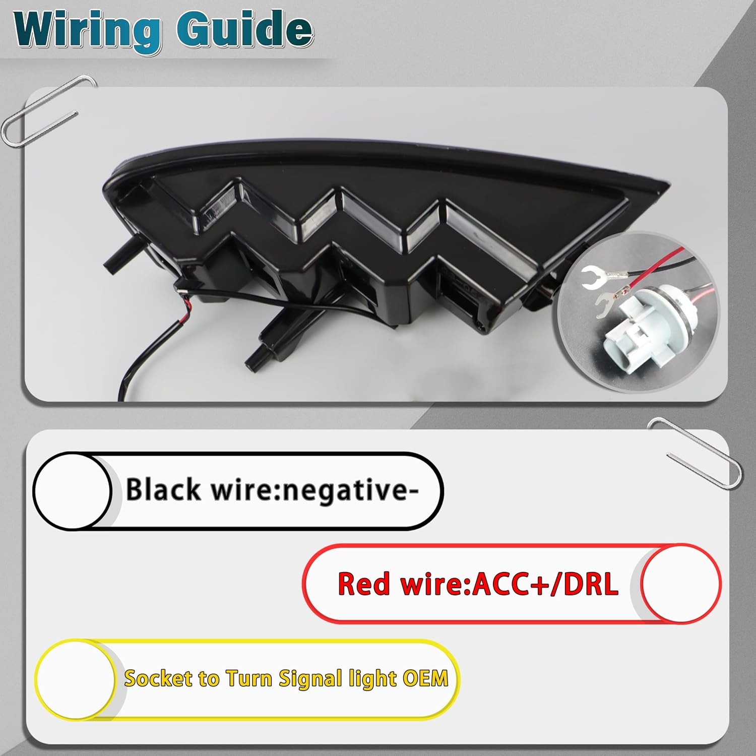 LED Front Bumper Fog Lights Kit for Toyota 4Runner 2003 2004 2005 Switchback White Daytime Running Light Amber Turn Signal Lamps Accessories,2pcs｜OEM Replacement：81220-35040, 81210-35060