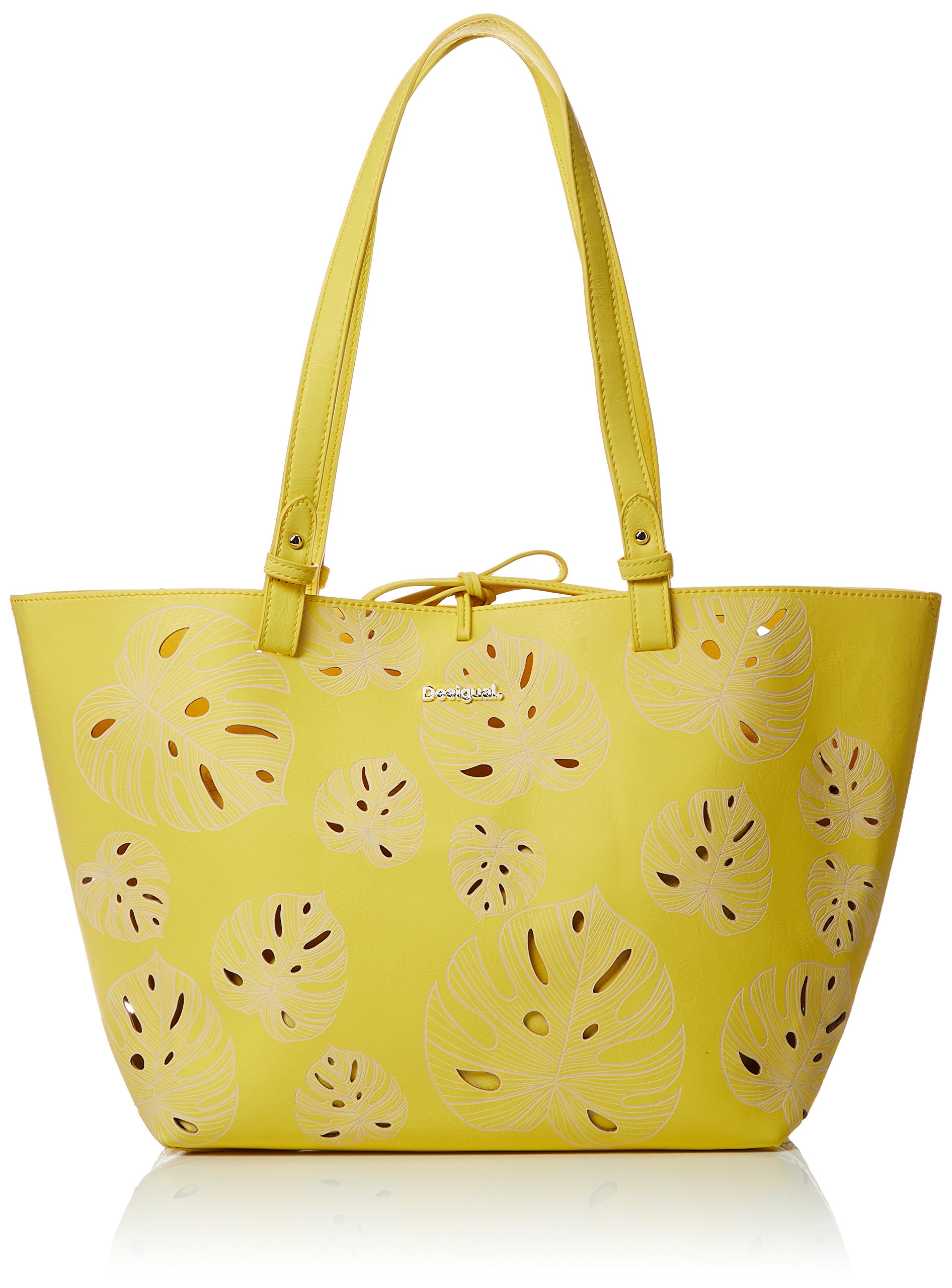 Desigual Attalea Womens City Shopper Capri Amarillo Fluorescent