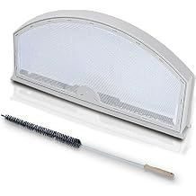 Dryer Lint Filter for GE GTD65EBSJ0WS, GTD65EBSJ3WS, GTD65GBPL0DG, GTD84GCSN0WS, GTD42GASJ0WW, GTD65EBSJ4WS with Brush Size 13.5"x6.14"x1.2"