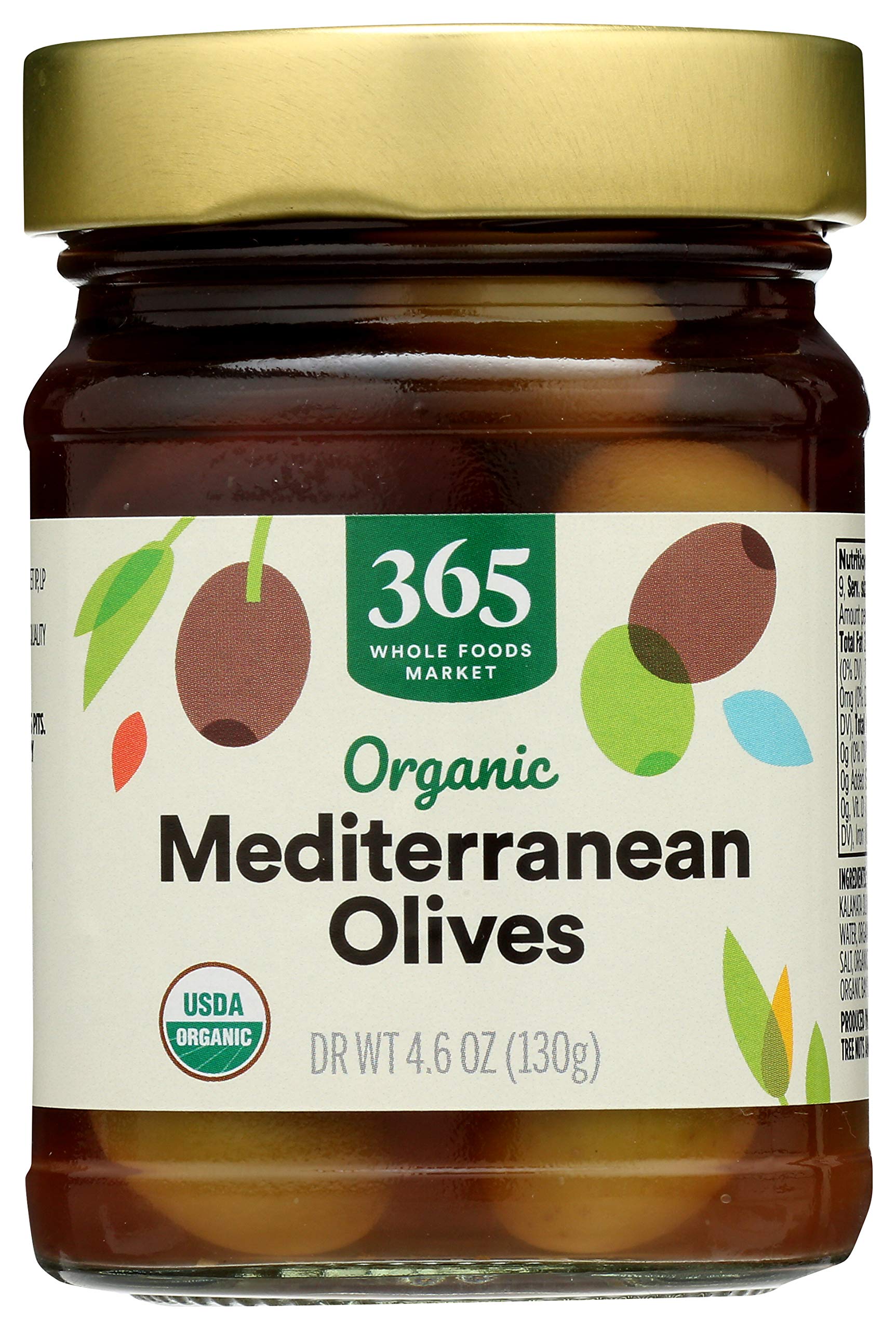 Buy 365 by Whole Foods Market, Olives Mediterranean , 4.6 Ounce Online