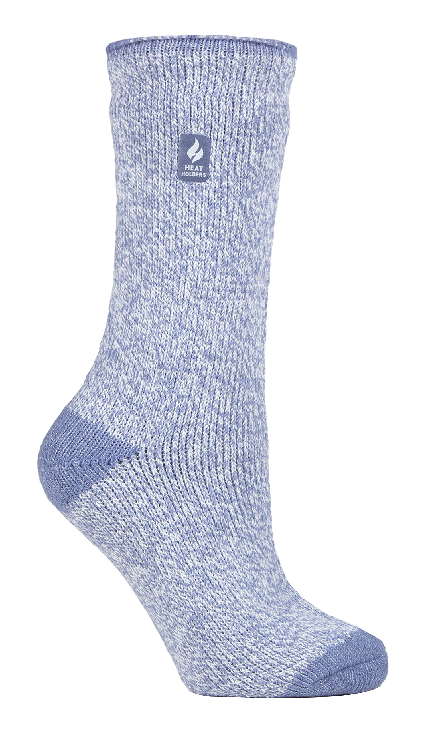 Heat Holders Women's Denim (Venice) Lite - Insulated Thermal Socks | Multiple Designs Including Argyle Stripes Hearts Stars | Warm Socks For Winter (4-7, )