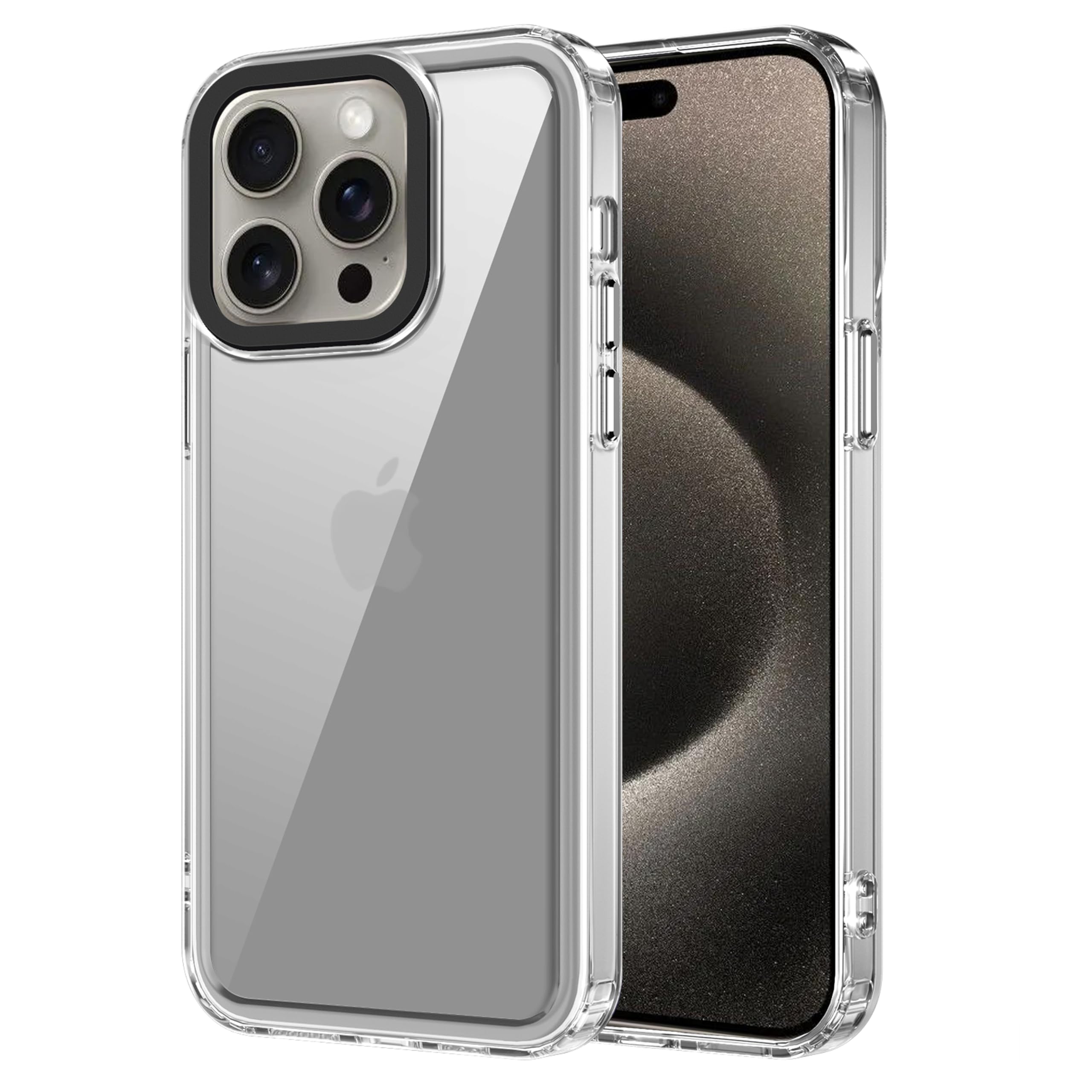 amazon basics Back Case Cover for iPhone 14 Pro (TPU + PC_Transparent)