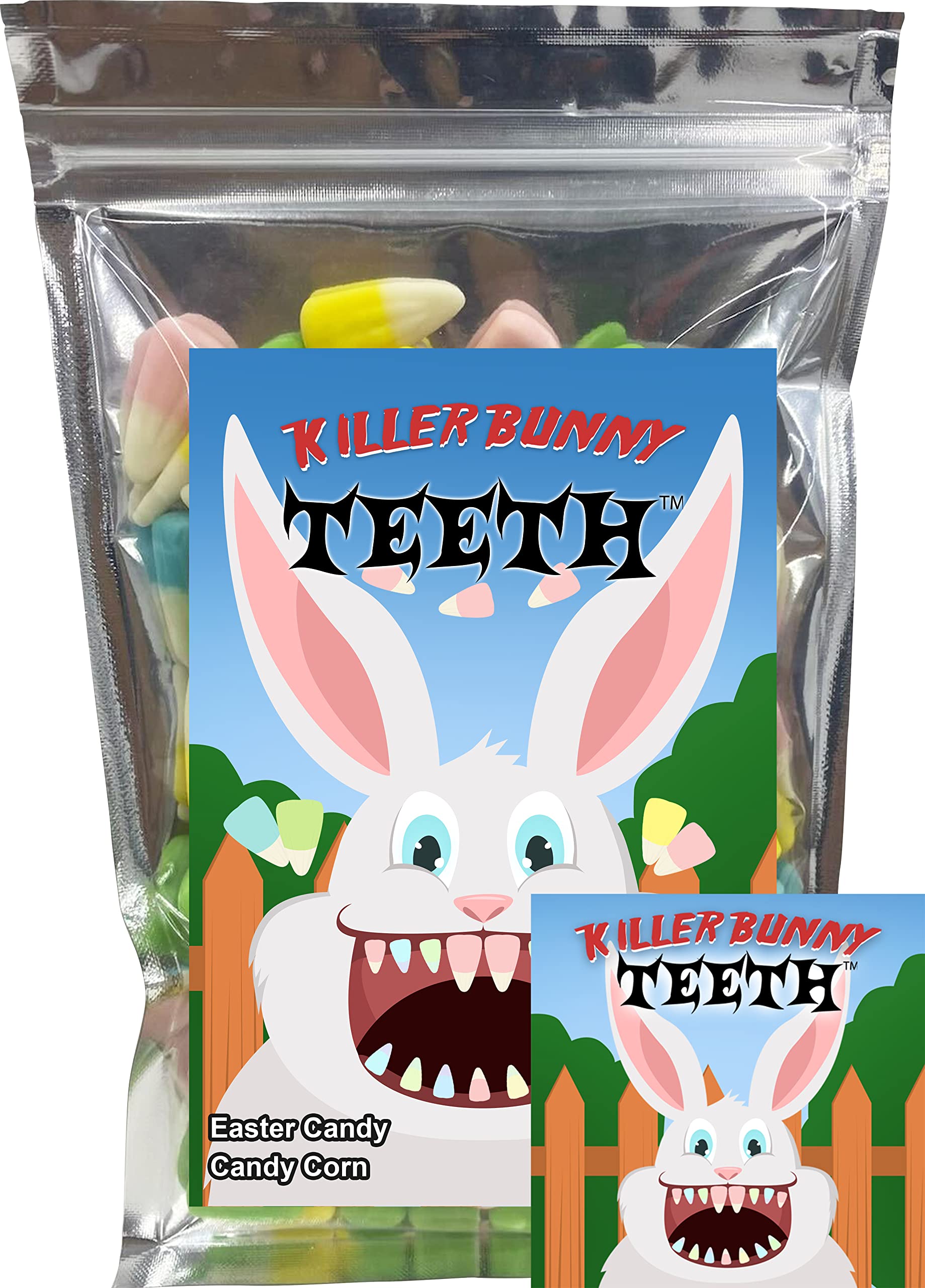 Click to get Killer Bunny Teeth Pastel Candy Corn Funny Unique 