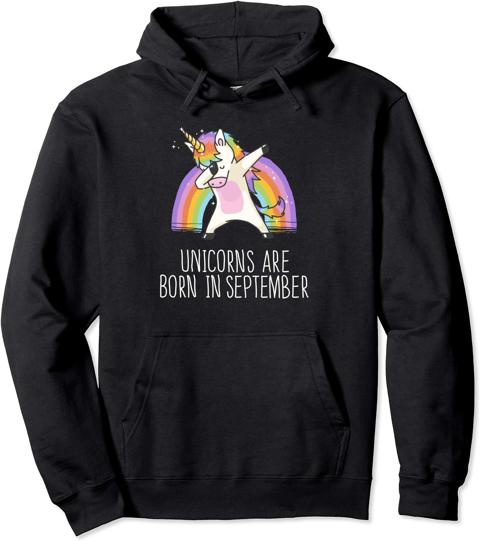 Dabbing UnicornixUnicorns are Born in September Cute T Shirt Dabbing Hip Hop