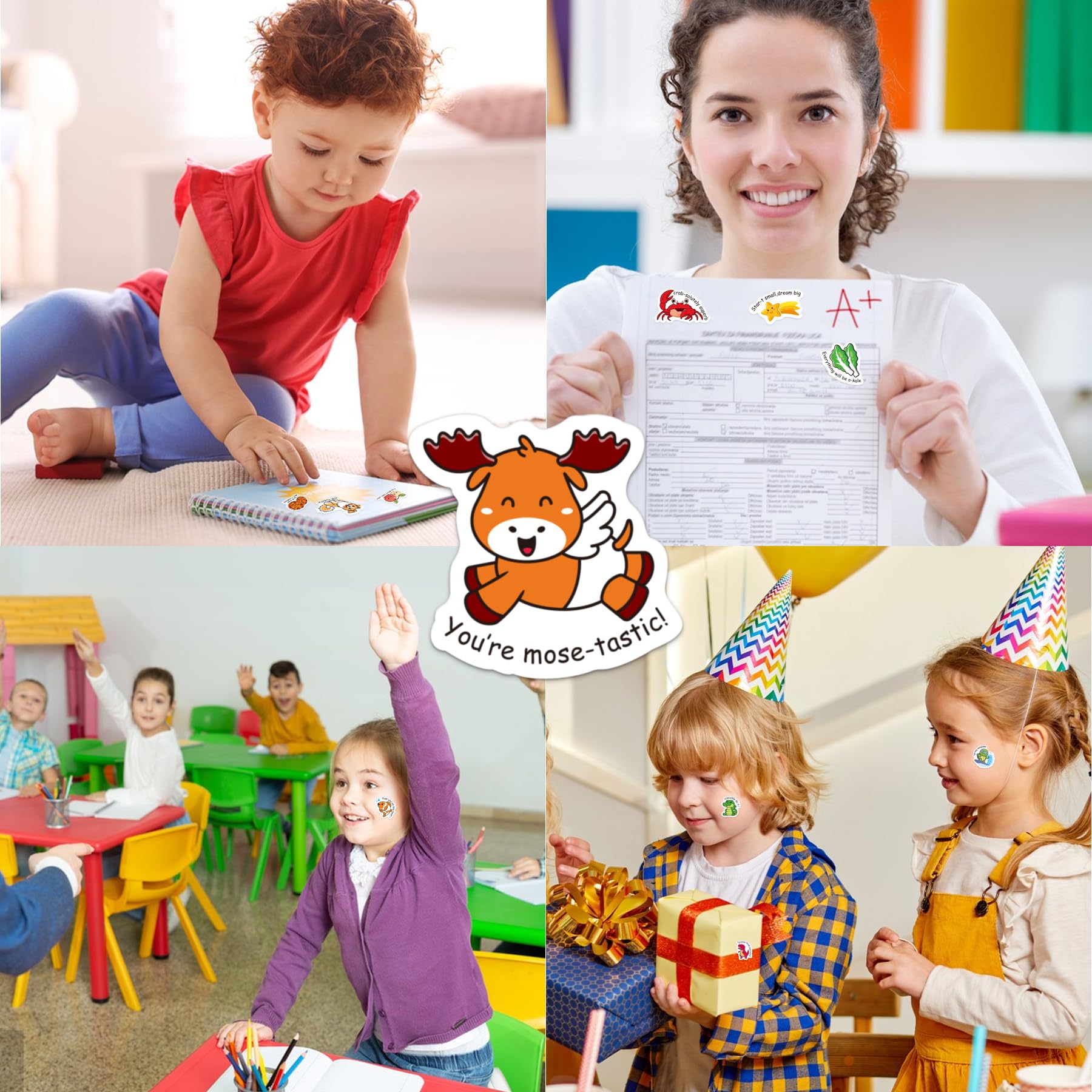 Wakawaga Motivationsaufkleber für Lehrer, Klassenzimmer, 800 Stück