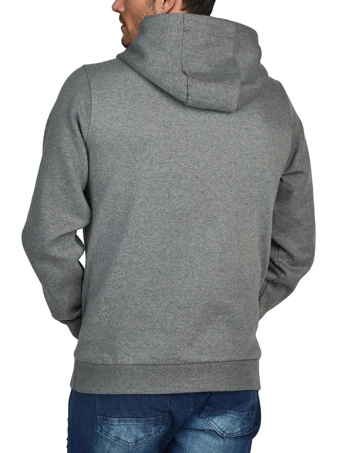 riverso Męski sweter z kapturem RIVJulian, sweter z kapturem, kieszenie typu kangur, krój typu Cross-Over, regularny, bawełna, szary, zielony, czerwony, niebieski, czarny, S M L XL 2XL 3XL 4XL 5XL