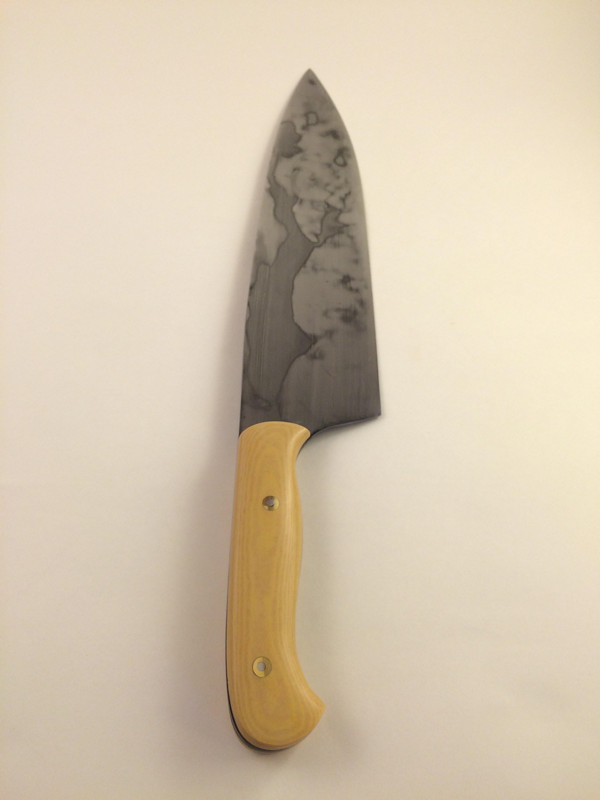 Large Chef Knife with Hamon