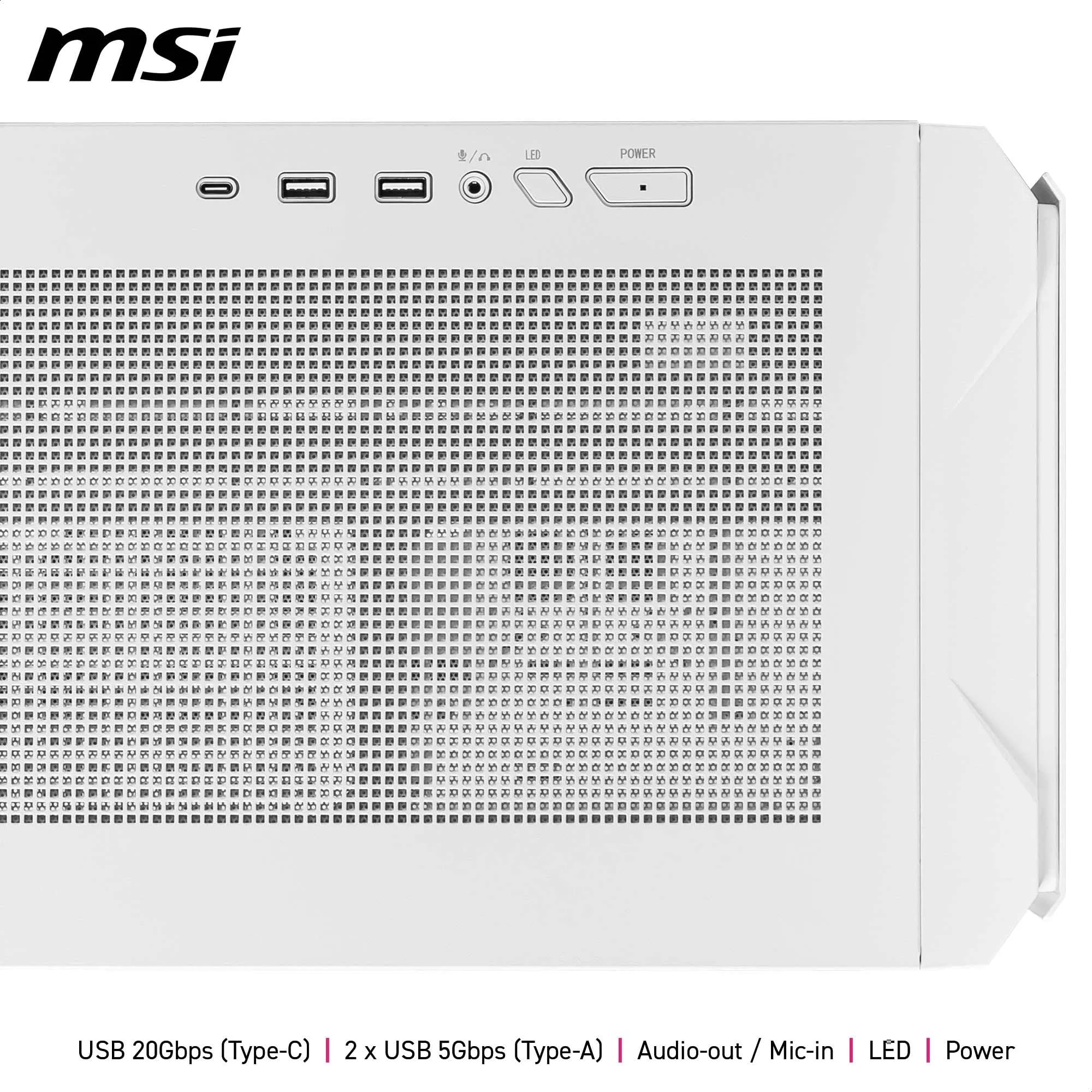 Amazon.co.jp: MSI MPG VELOX 300R AIRFLOW PZ WHITE PCケース E-ATX