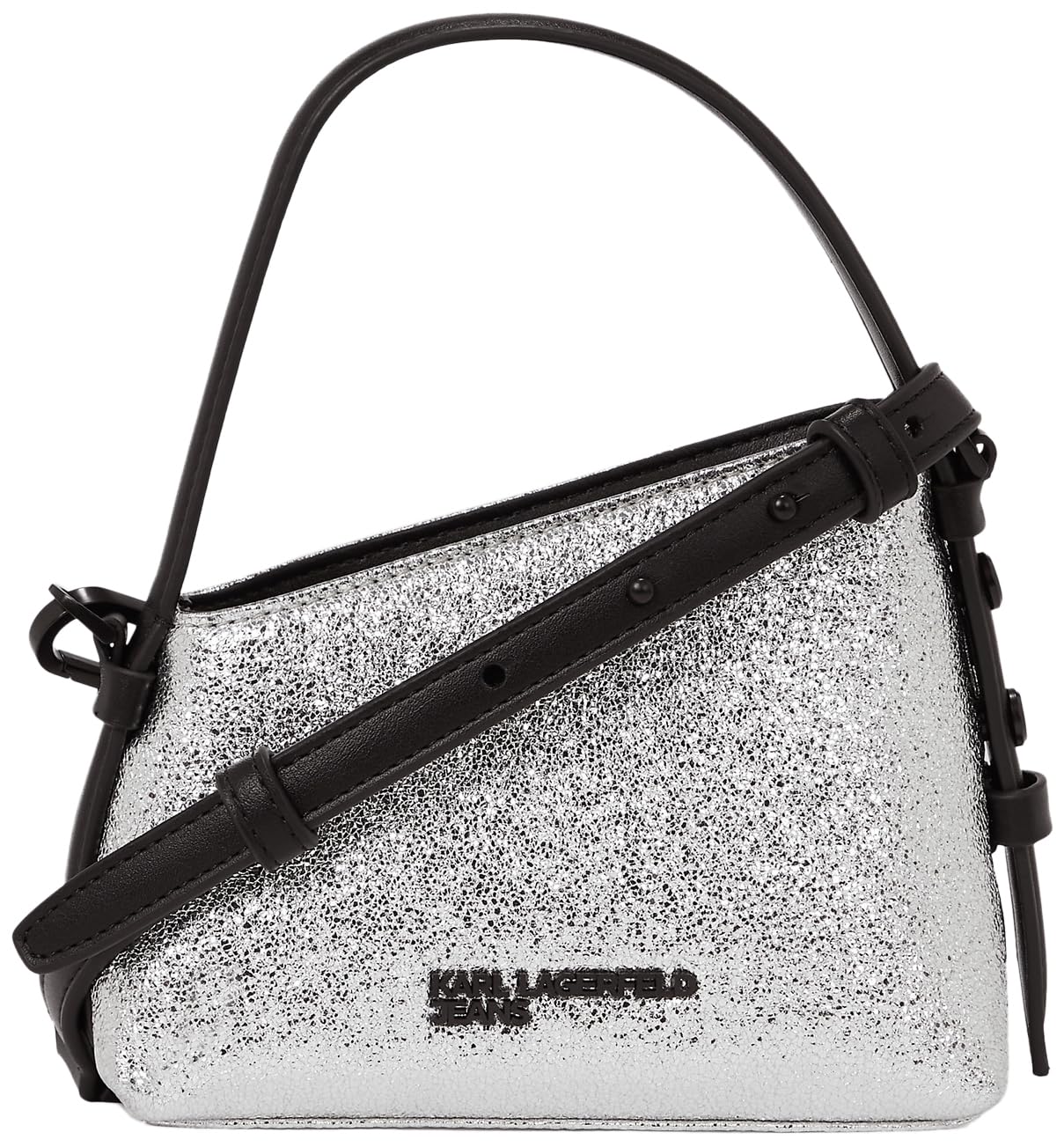 Karl Lagerfeld Jeans, Damska, Geo Mini Bag Leather Shiny,