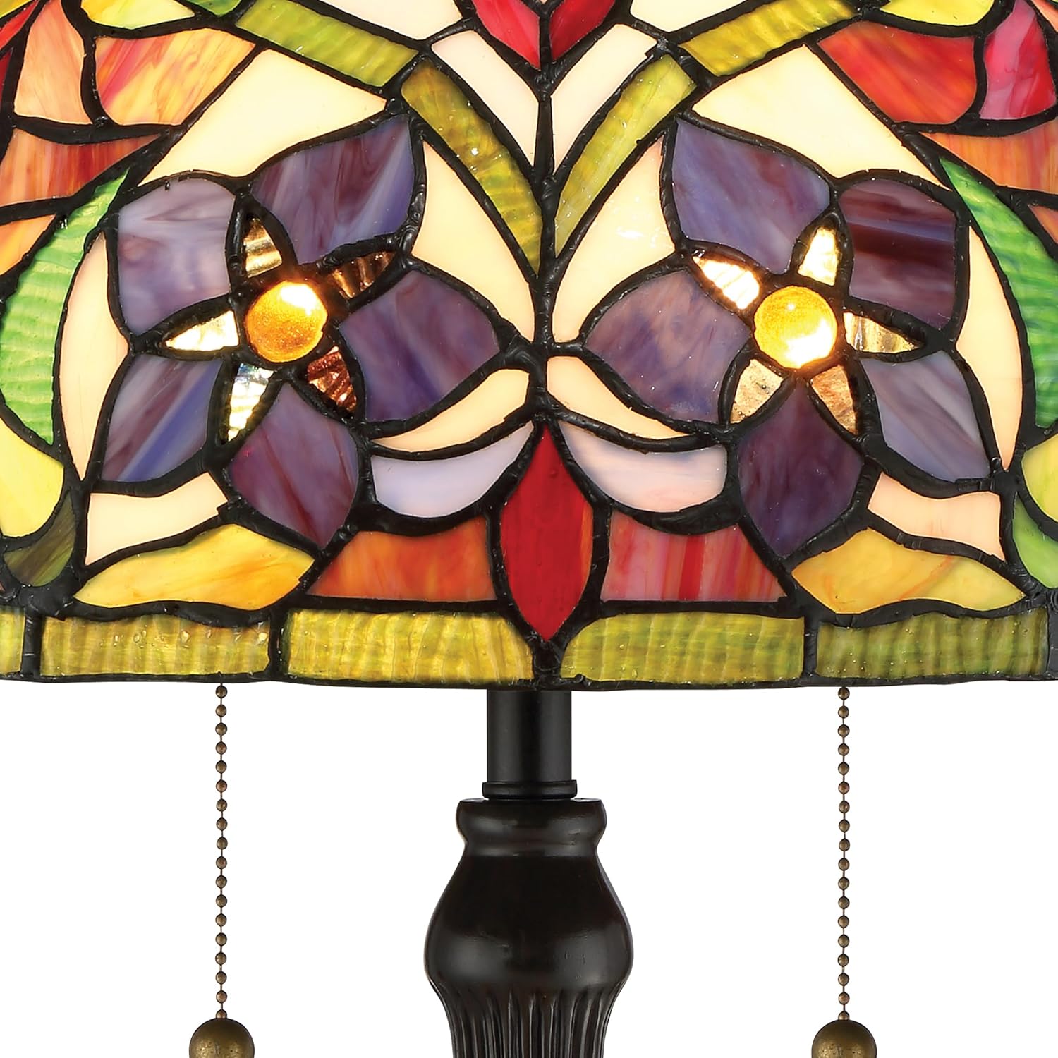 Quoizel Violets 2-Light Vintage Bronze Table Lamp