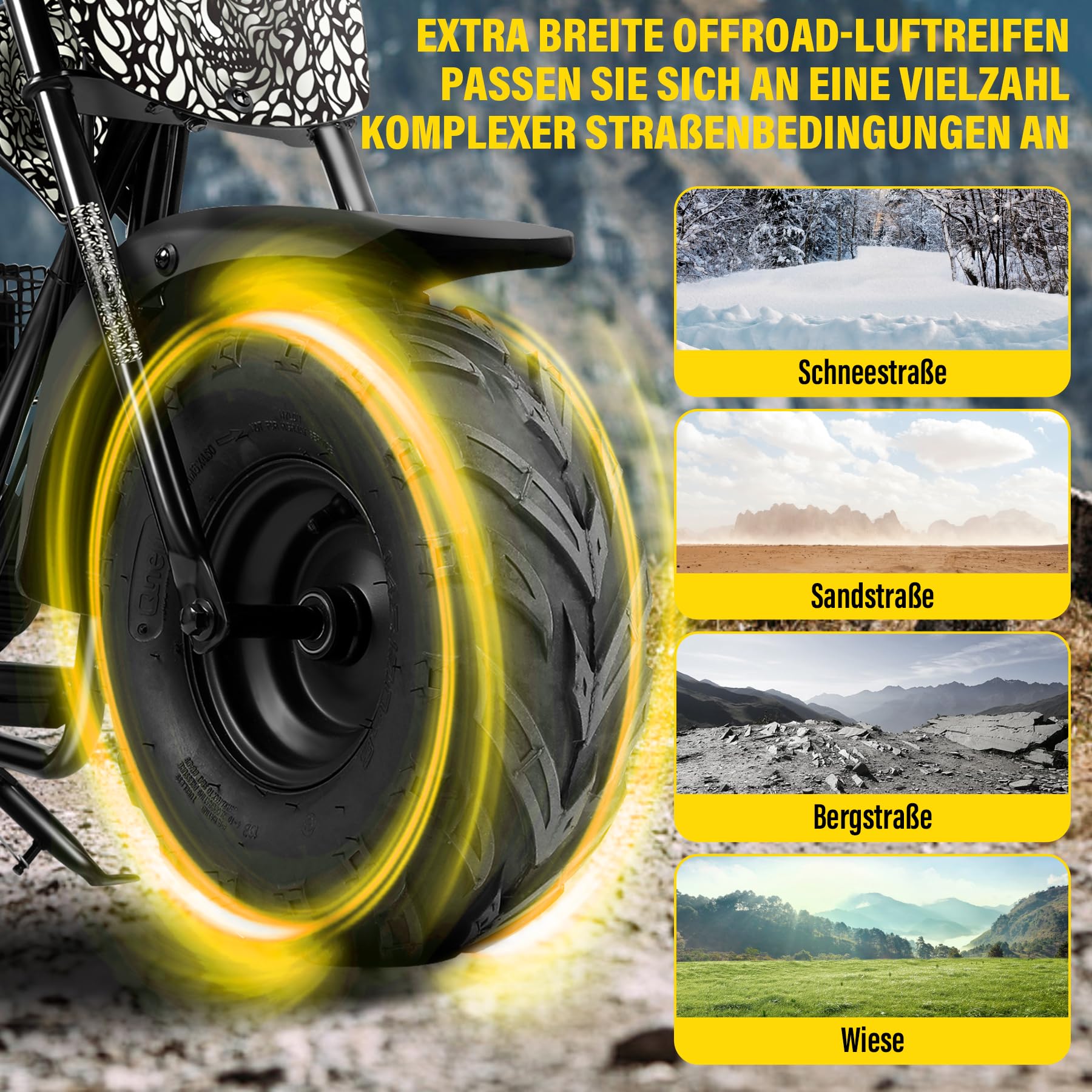 Dirt Bike 105 CC 4 tempi a benzina fuoristrada per bambini con 4 tipi di adesivi fai da te, cambio automatico e avviamento a fune, Pocket Bike a partire dai 13 anni, regalo per adolescenti e adulti
