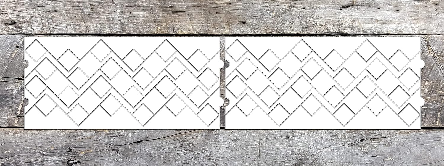 Groovy Patterns Square Away Patchwork Quilt Pattern - Long Arm Board Sewing Patterns - Quilting Templates Sewing Supplies
