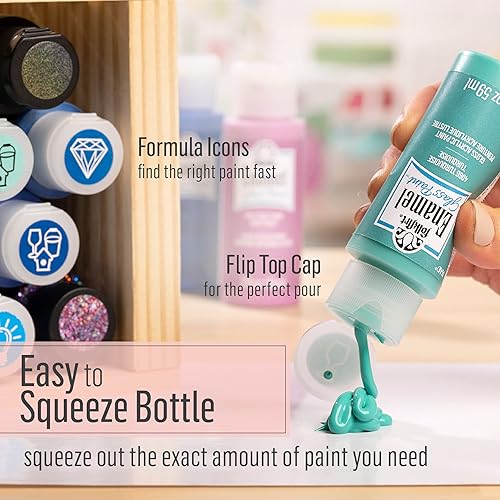 Miniatura 39 de FolkArt - Pintura acrílica esmaltada de 2 onzas Aqua