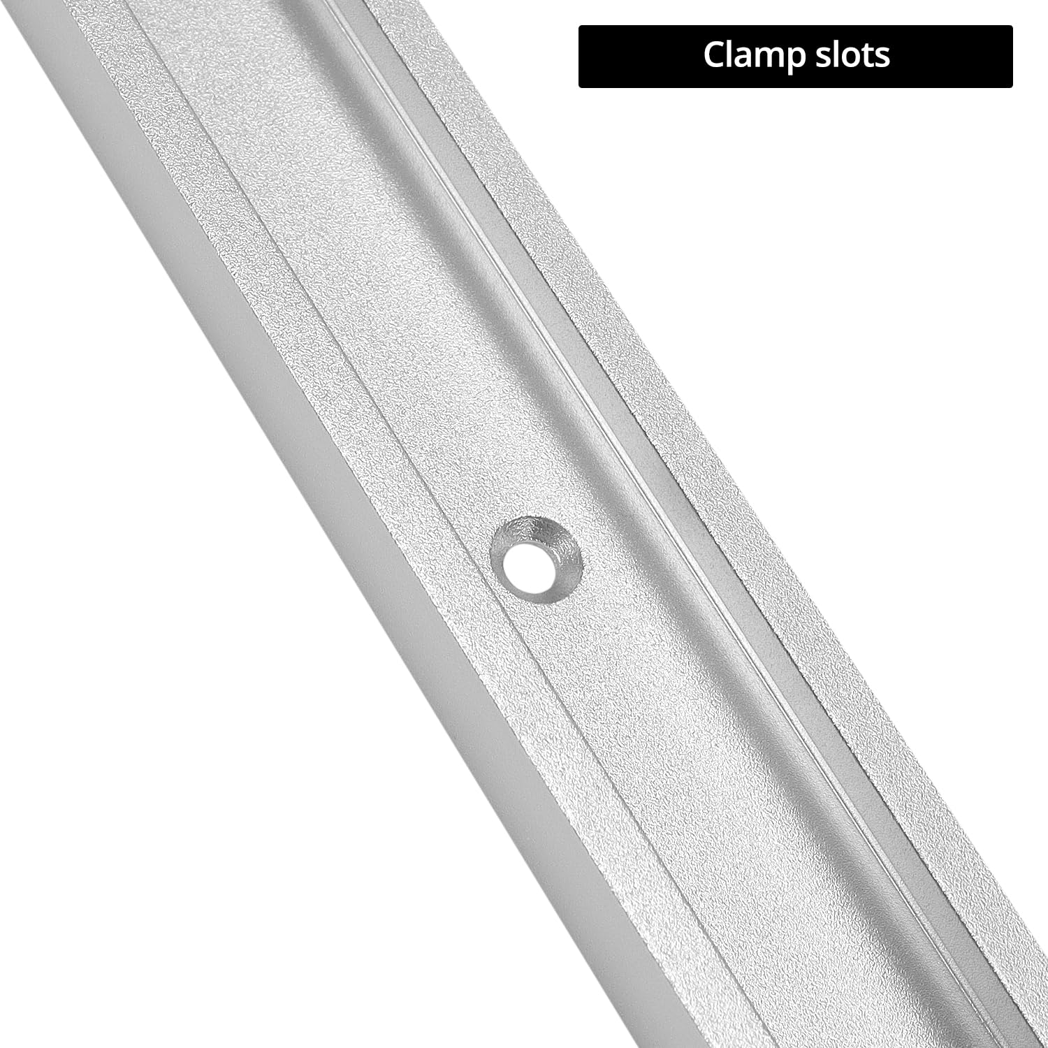 QWORK® 2 Pièces 800mm T-Track T-Slot en Aluminium, Rail à Onglet en T pour Scie à Table, Défonceuse et Outils de Travail du Bois
