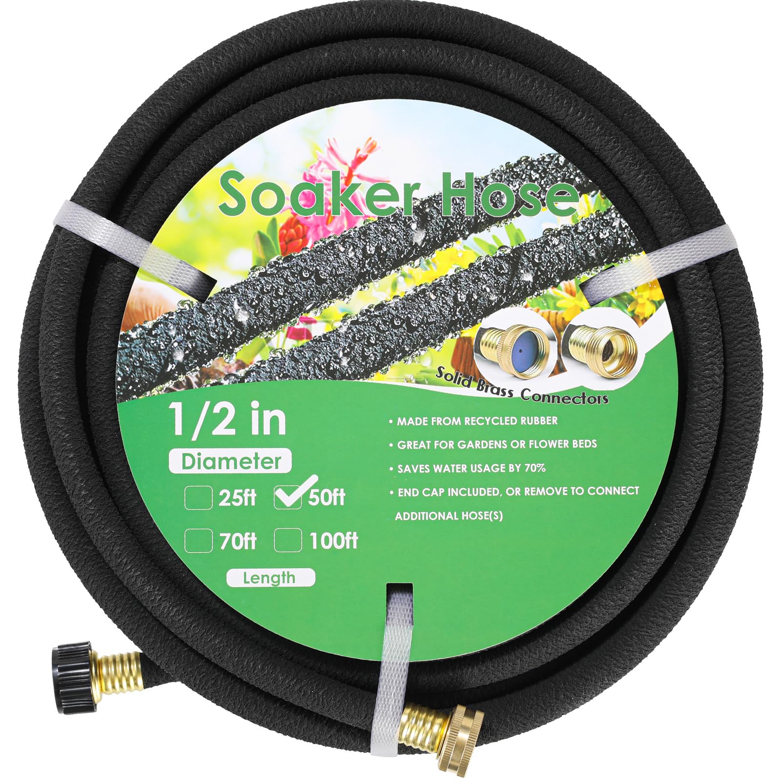 MAMIZO Soaker Hose 50 ft