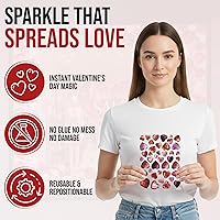 Vista 3 de Iconikal 200 unidades de calcomanías de vinilo reutilizables para ventanas de cristal, decoración escolar de oficina en casa