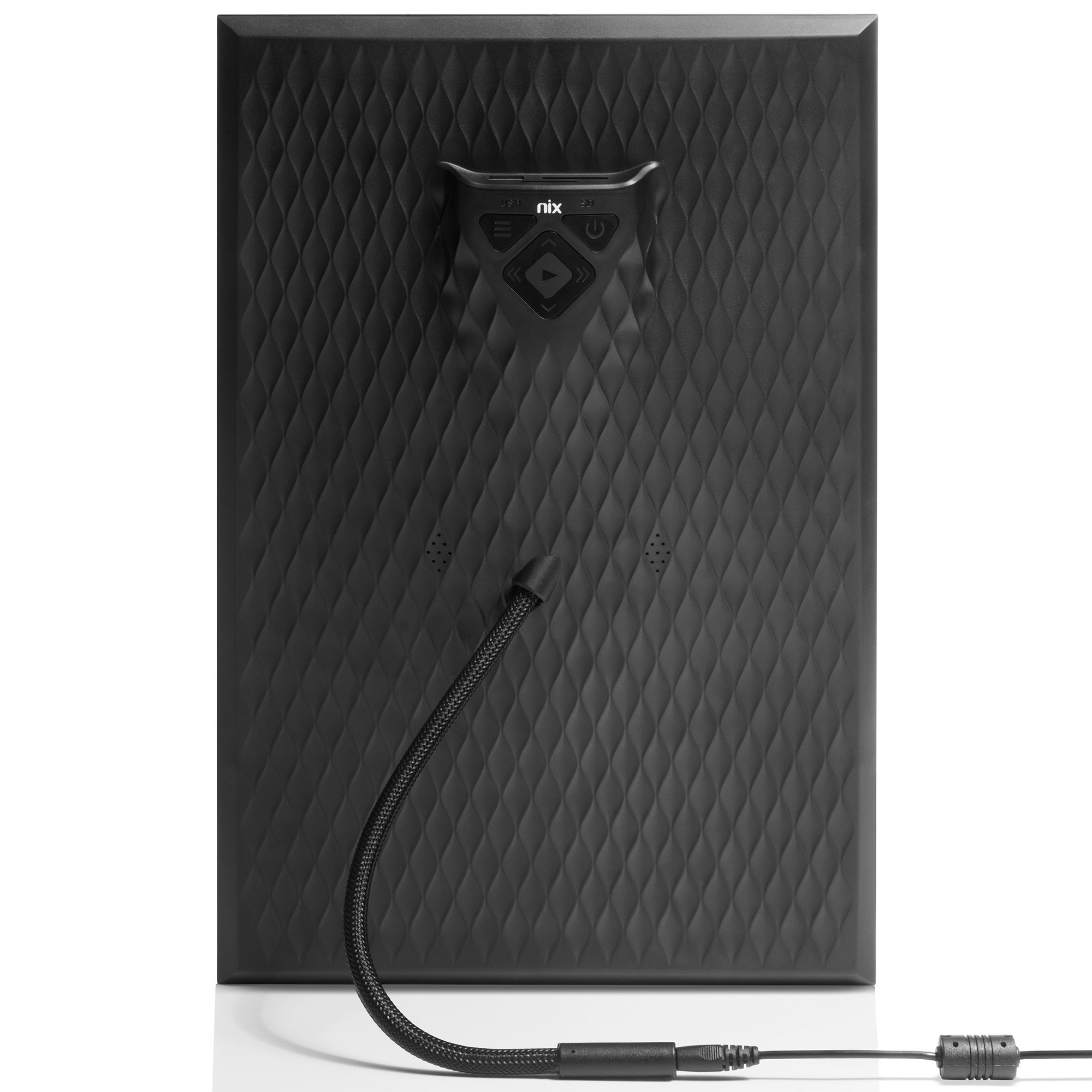 NIX Lux 13 Inch Digital Picture Frame (NonWiFi) with Real Wood Finish