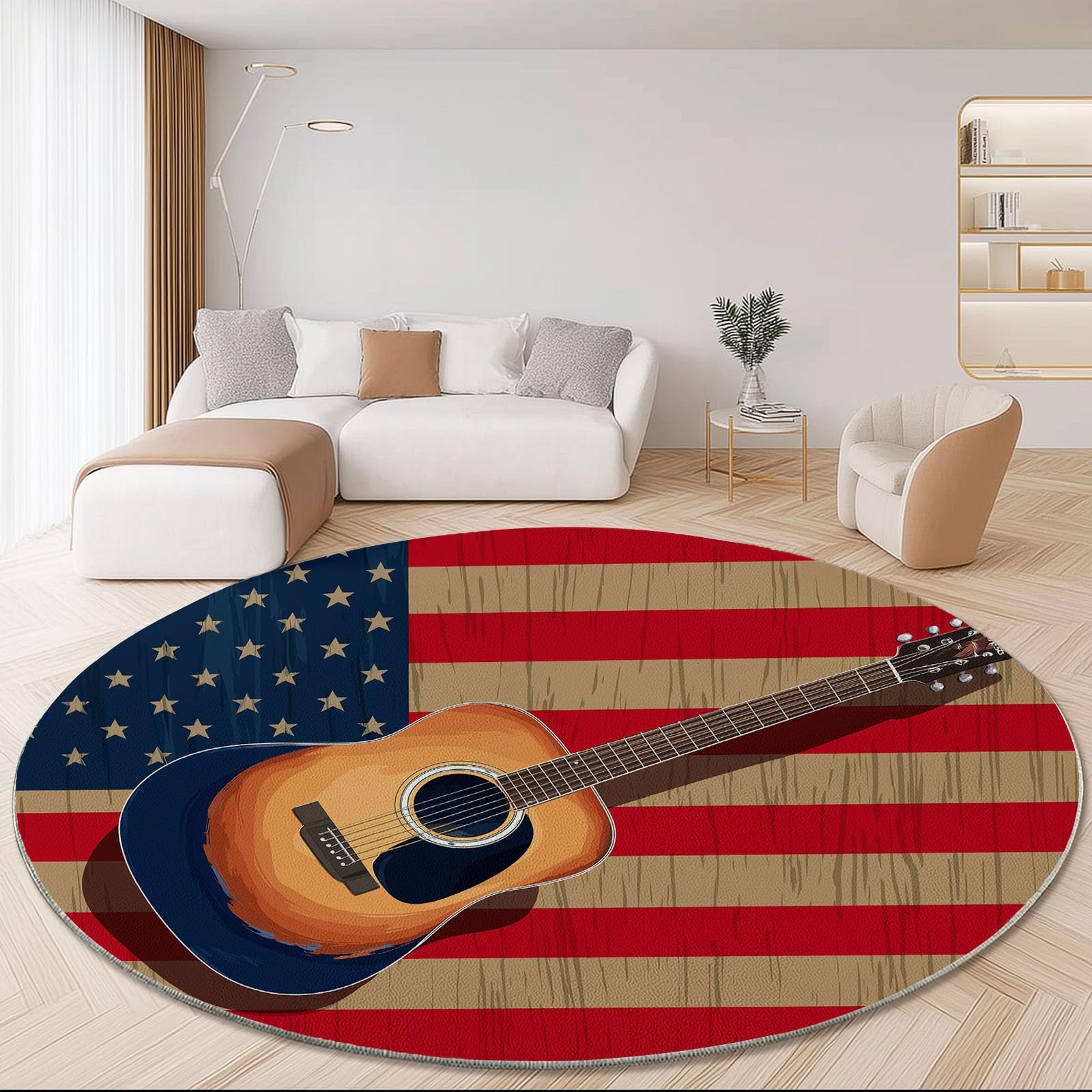 Tapis de chambre décoration guitare pour créer un coin musique moderne et accueillant