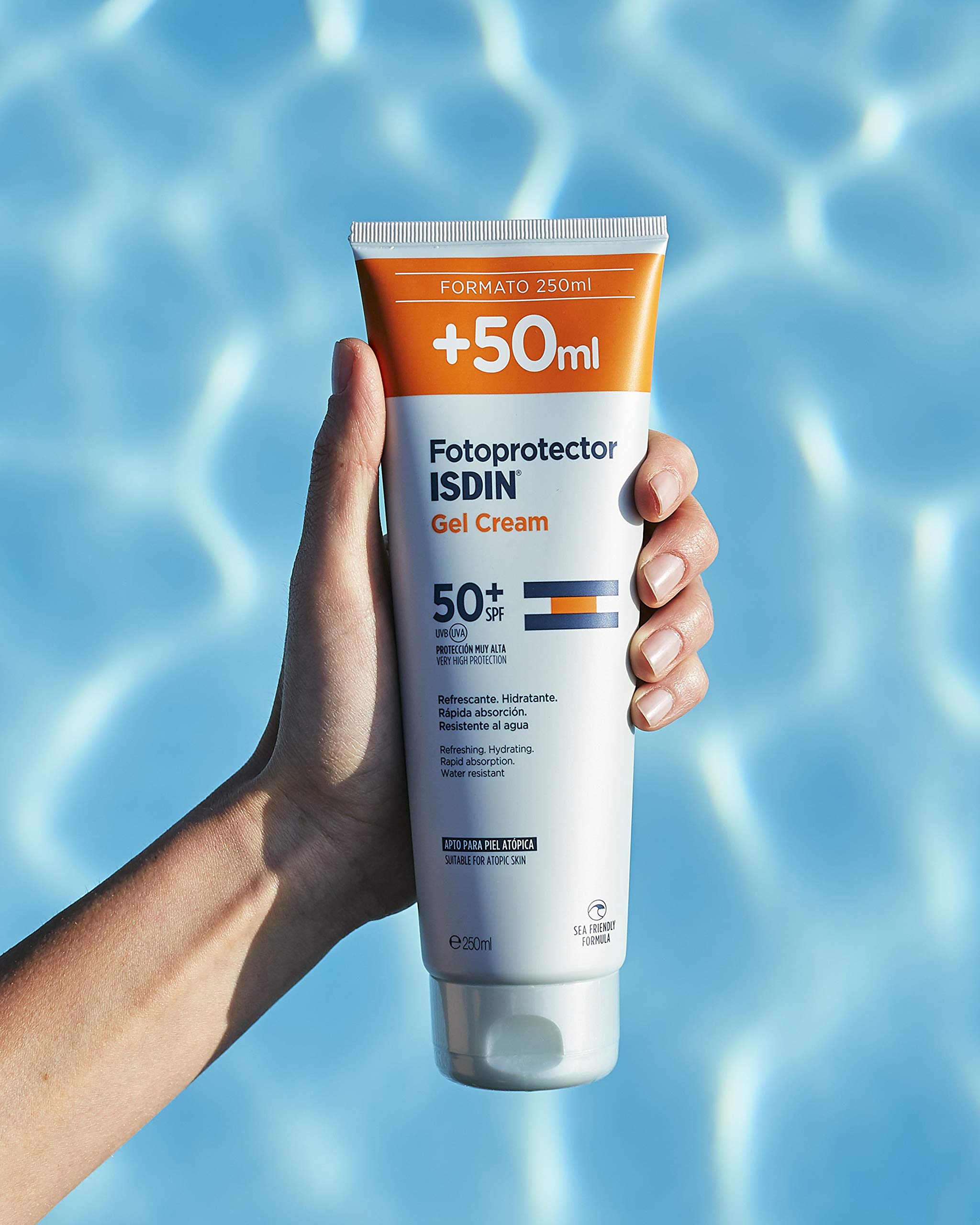 ISDIN Fotoprotector Gel Cream SPF 50+ Isdin Fotoprotector Fusion Water Pediatrics SPF 50 - Protector solar facial para niños