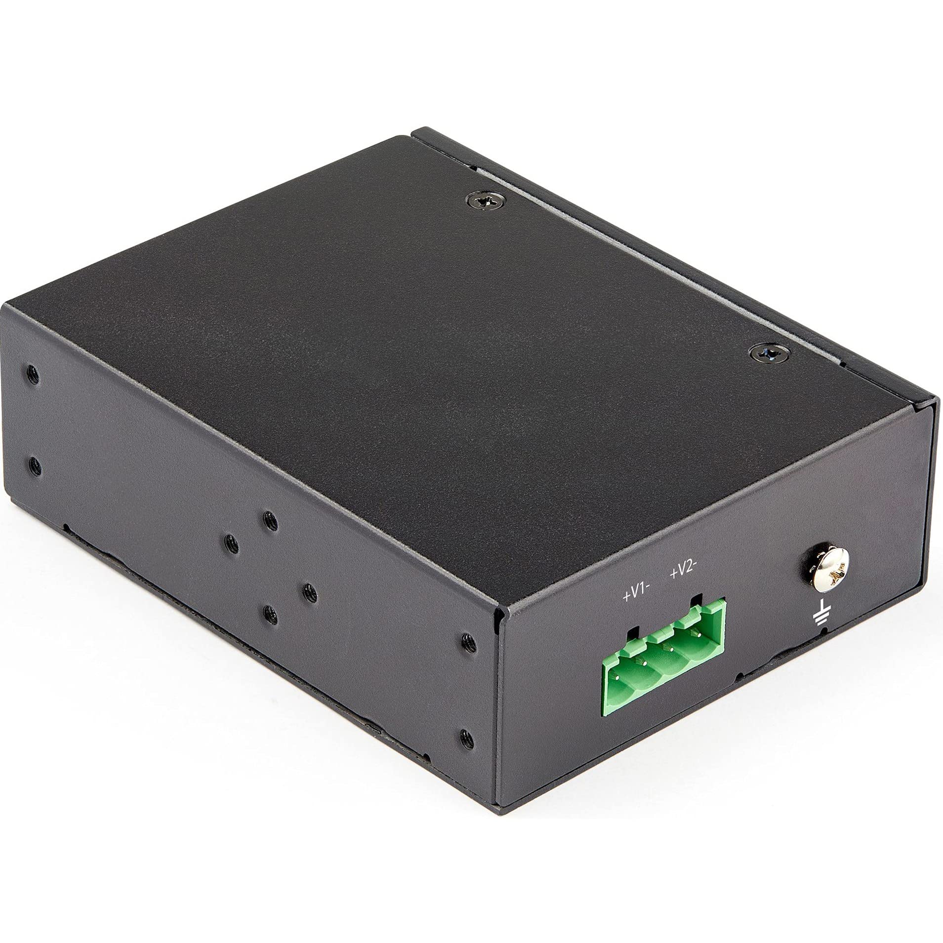 StarTech.com Injecteur PoE Gigabit Industriel - 30W 802.3at PoE+ Midspan 48V-56V CC DIN Rail - Injecteur Power Over Ethernet / -40 à +75°C - Caméras/Capteurs/Points d'Accès Wifi (POEINJ30W)