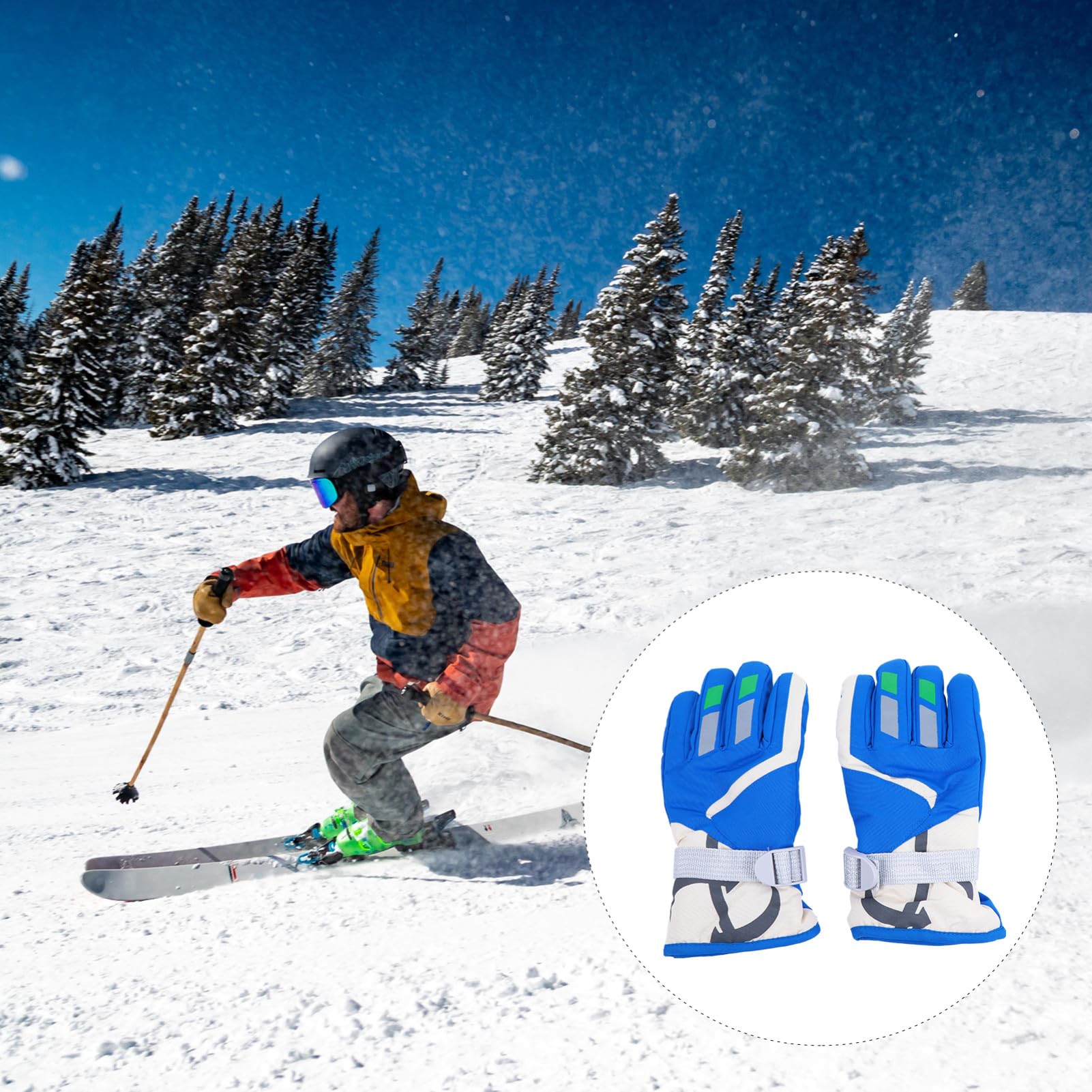 3paare Mädchen Winterhandschuhe wasserdichte Skihandschuhe Für Jungen Und Mädchen Für Radfahren Wandern Und Outdoor-aktivitäten Erhältlich