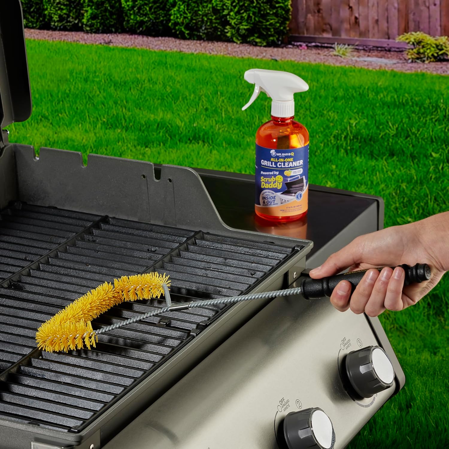 Mr. Bar-B-Q U字型グリルブラシ Scrub Daddy製