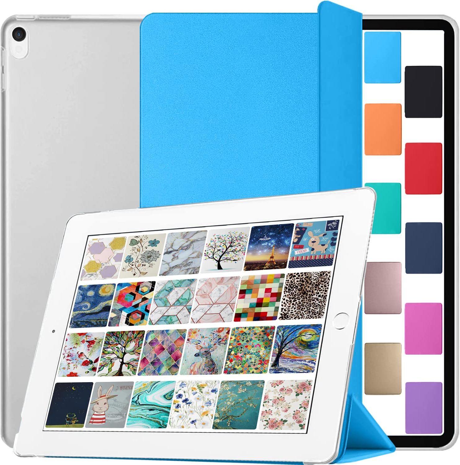 DuraSafe iPad 10.5 Case with Translucent Back - Blue