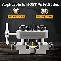 Vista 2 de Sight Pusher Tool for Handguns Heavy Duty Pistol Sight Pusher Tool Maintenance and Sight Adjustment Removal Tool Grey
