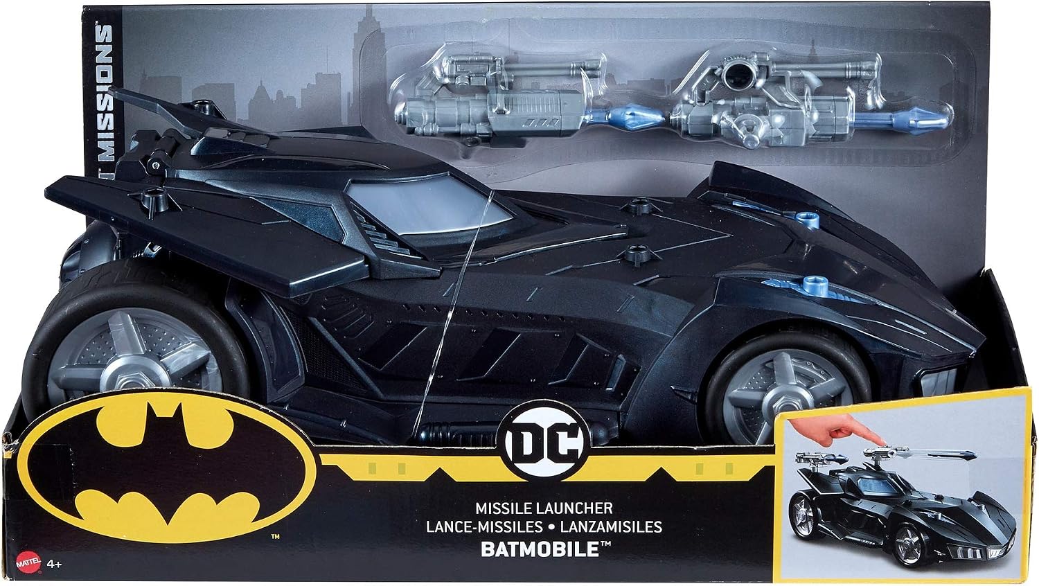 BATMAN MISSIONS Missile Launcher BATMOBILE Vehicle