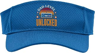 Dad Level Unlocked Gamer Dad Fathers Day Games Controller Sport Sun Visor