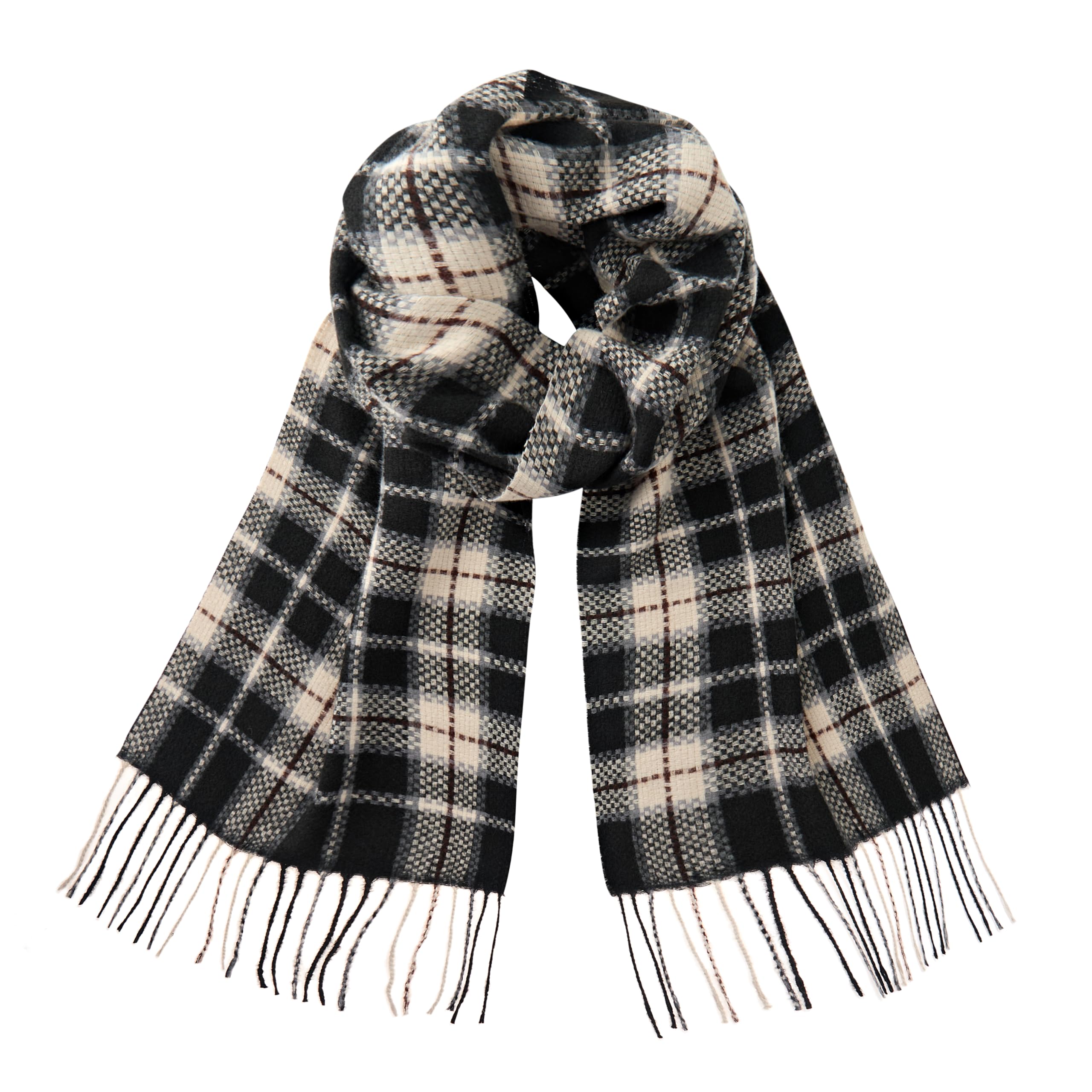 CALVIN &amp; OLIVIA Lightweight Ultra-Soft Scarf - Perfect Holiday Gift for Men &amp; Women