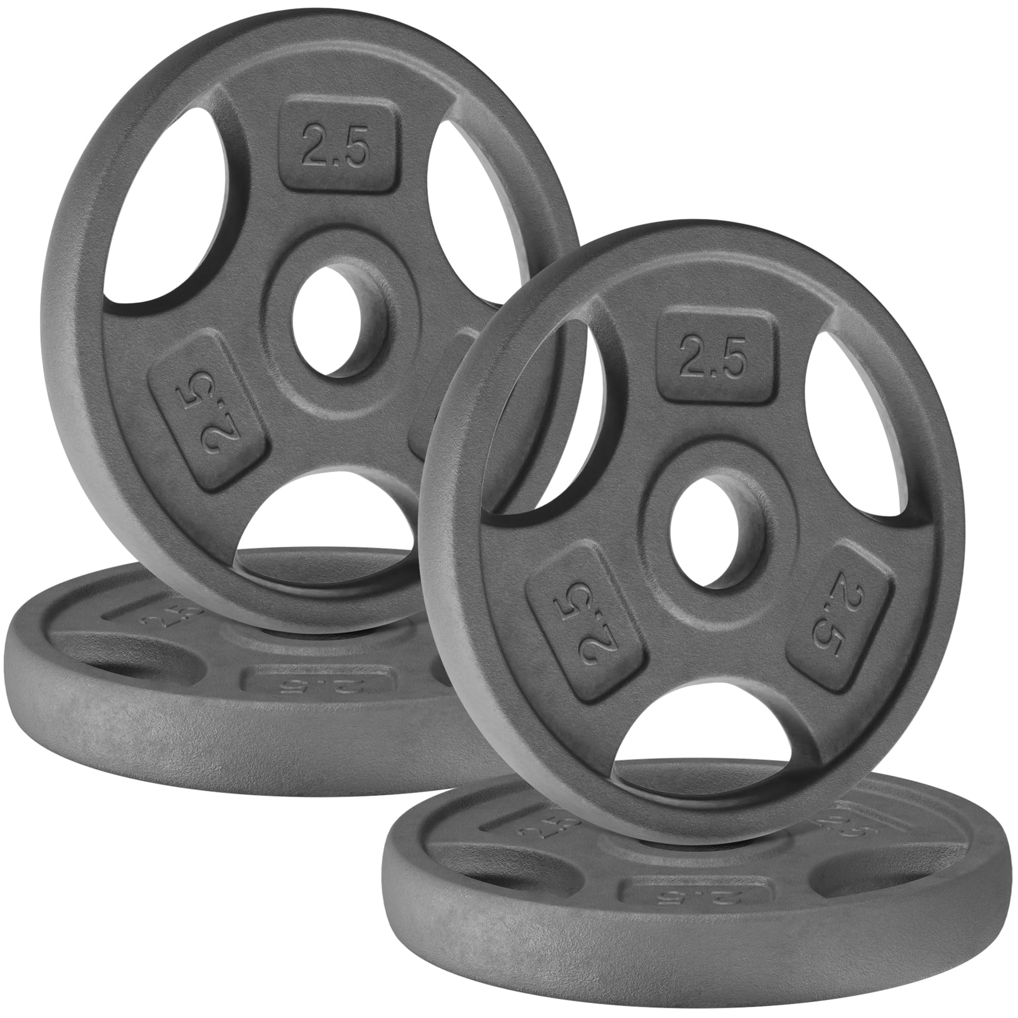 Photo 1 of ***SIMILAR ITEM***
Yes4All 1 Inch Grip Cast Iron Weight Plates for Dumbbells – Standard Weight Plates - 2.5lb - 4pcs