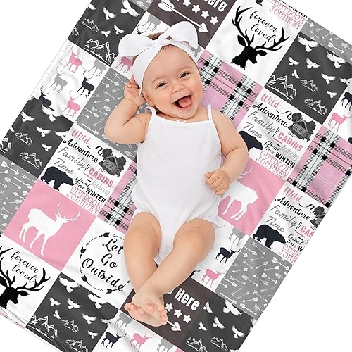 Miniatura 3 de Juego de ropa de cama personalizado para cuna para niñas, juegos de cuna de bebé personalizados con nombre, ropa de cama de guardería temática de