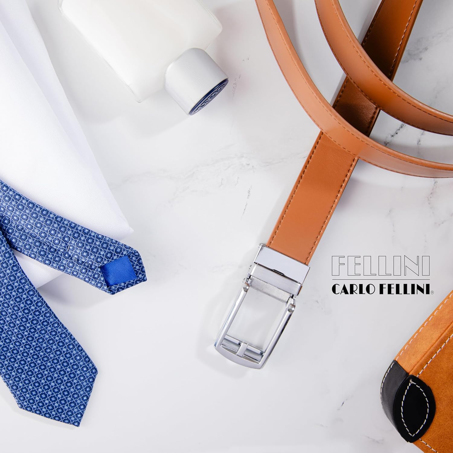 Genuine Leather Ratchet Belt for Men – Adjustable Track Belt with Black or Silver Buckle – Dress & Casual - Image 6