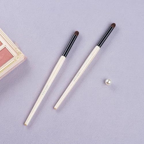 Miniatura 110 de Cepillo plano para cejas, pincel delineador de ojos en ángulo fino y cepillo de pestañas, cepillo de cejas en ángulo fino, cepillo plano para cejas