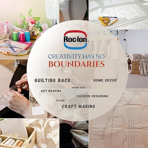 Miniatura 8 de Roc-lon 4748" 100% Algodón Natural Muselina de Calidad Premium Sin Blanquear, Cortada por Yarda, Blanco Cremoso